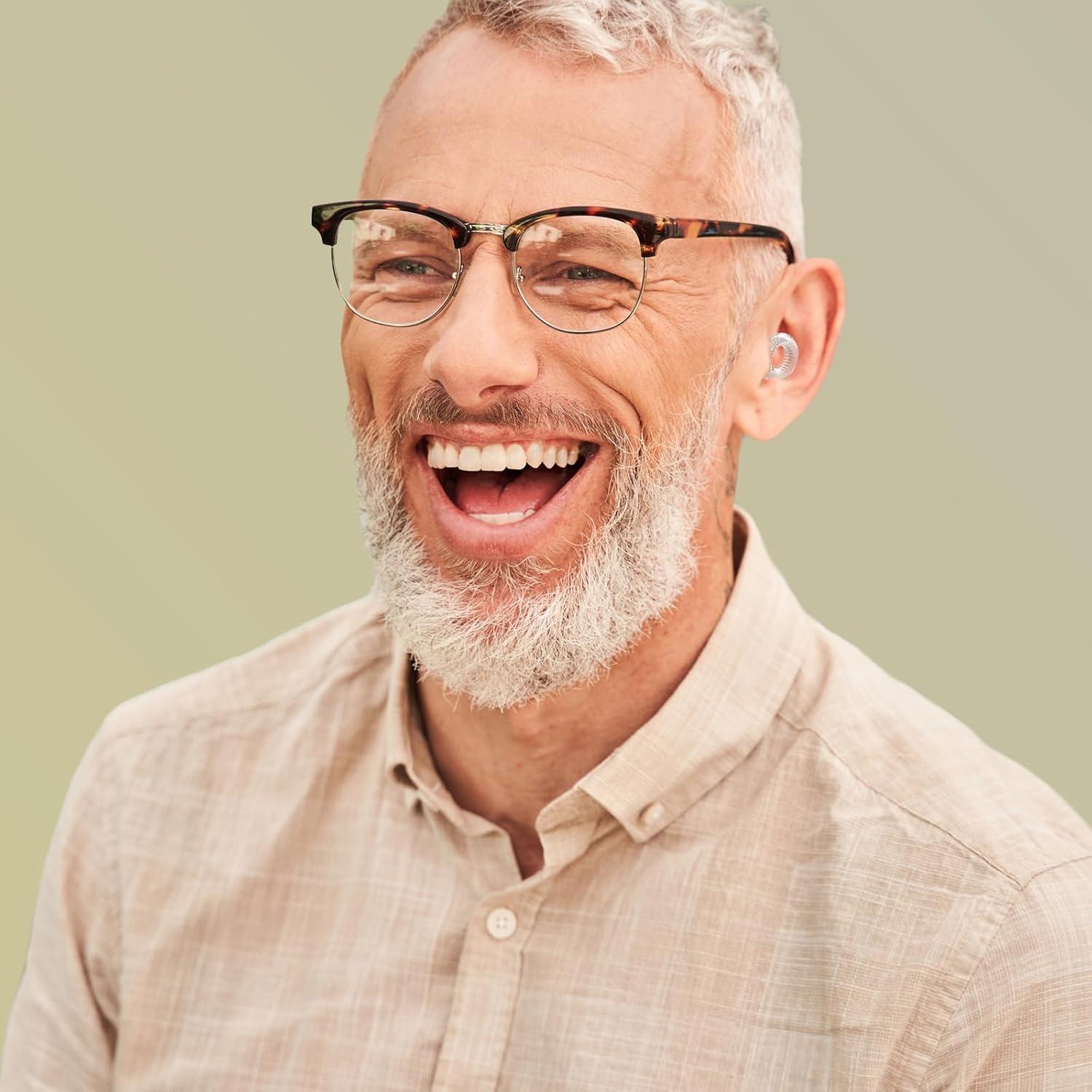 Tapones para Oídos Reutilizables Yawsoy 15-18 dB SNR Transparentes