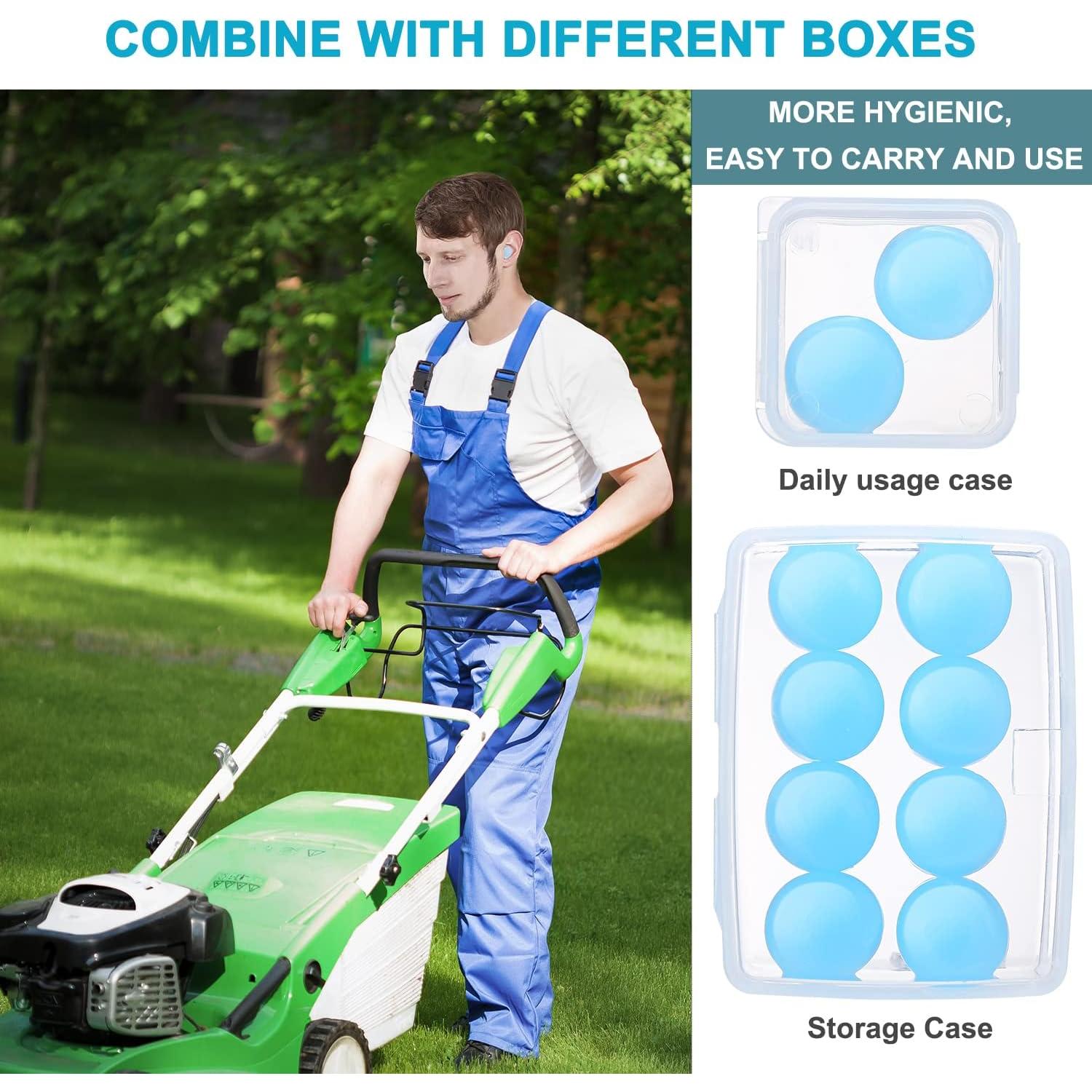 Tapones de Silicona Becheln Reutilizables 30dB para Dormir y Nadar