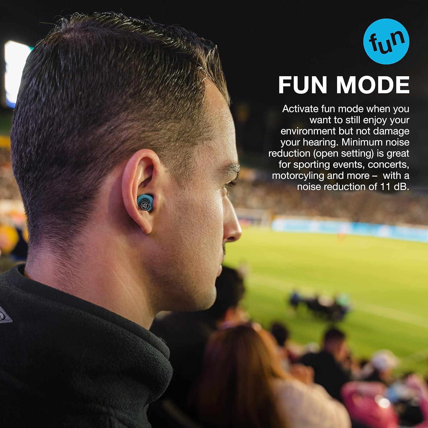 Tapones de Oído Reutilizables JLab JBuds Protect con Estuche