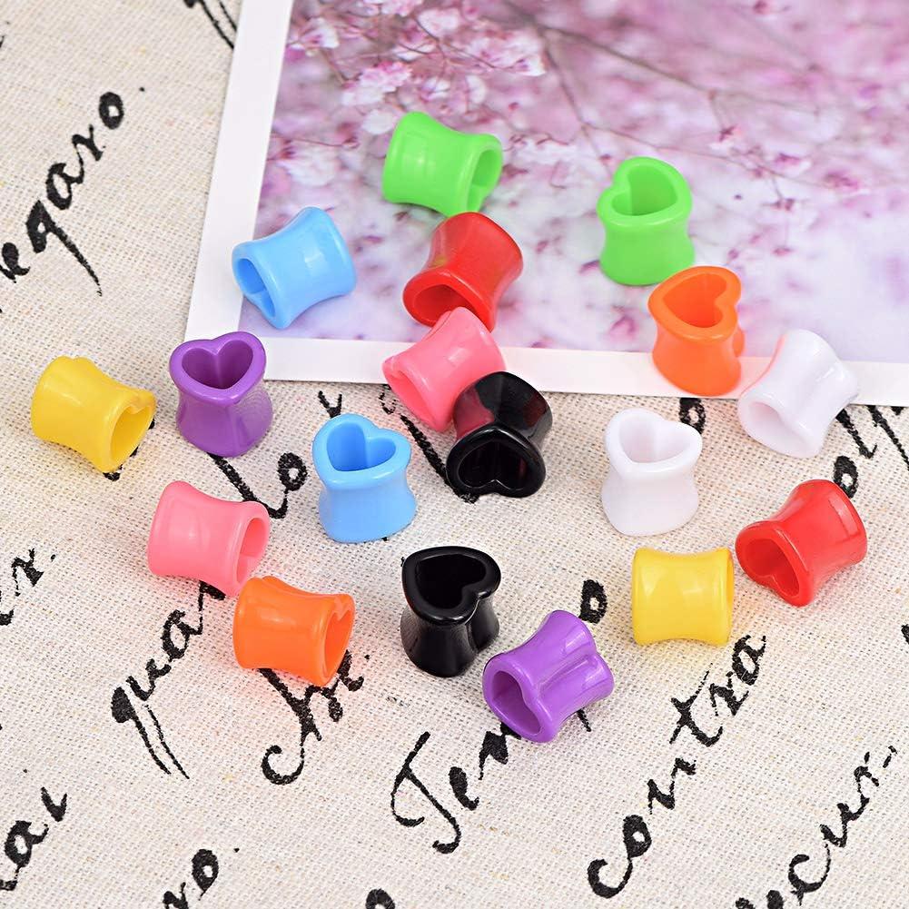 Set de Tapones para Oídos Acrílico Qmcandy 9 Pares 13/16" (20mm)