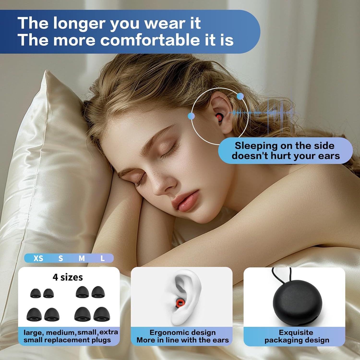 Tapones para oídos Artevive con 27 dB de reducción de ruido