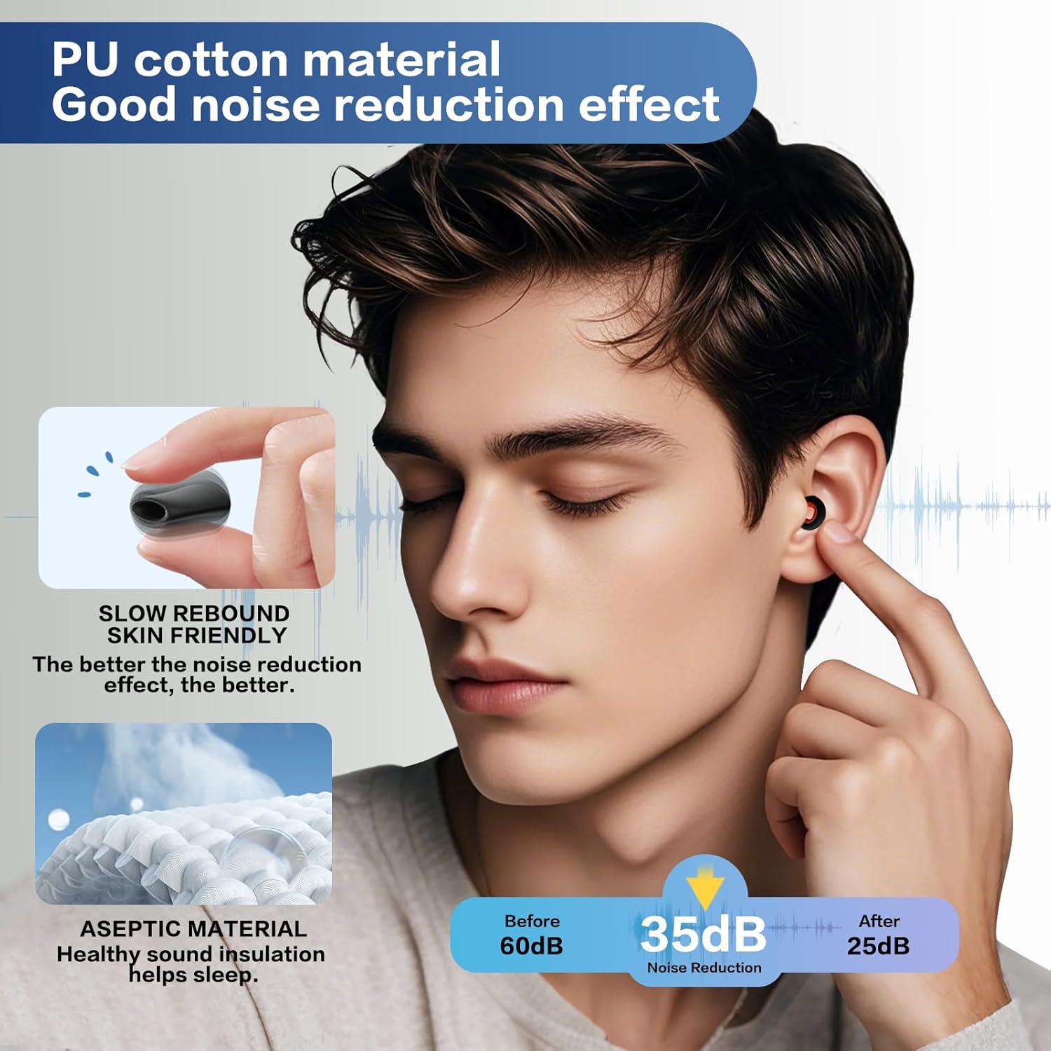 Tapones para oídos Artevive con 27 dB de reducción de ruido