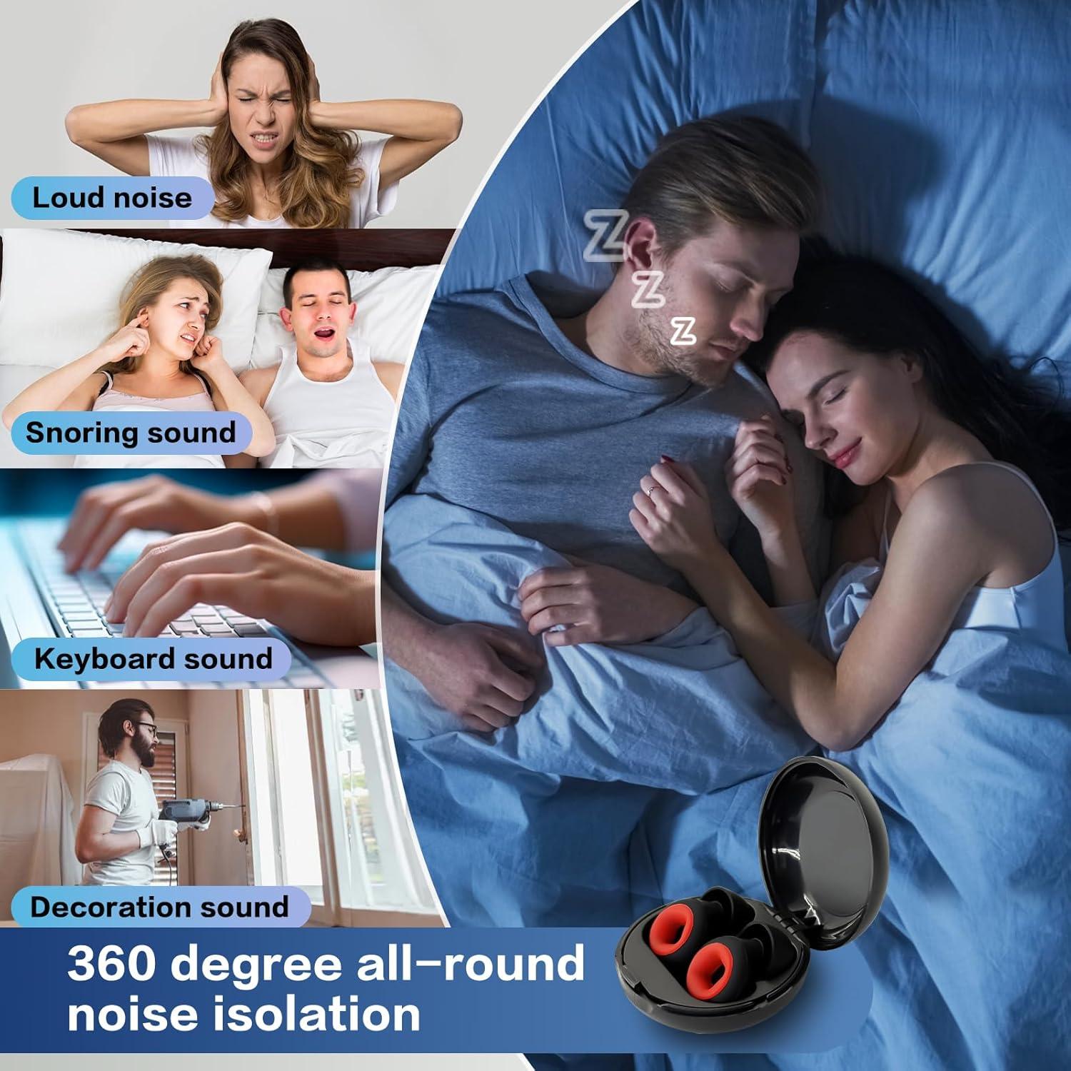 Tapones para oídos Artevive con 27 dB de reducción de ruido