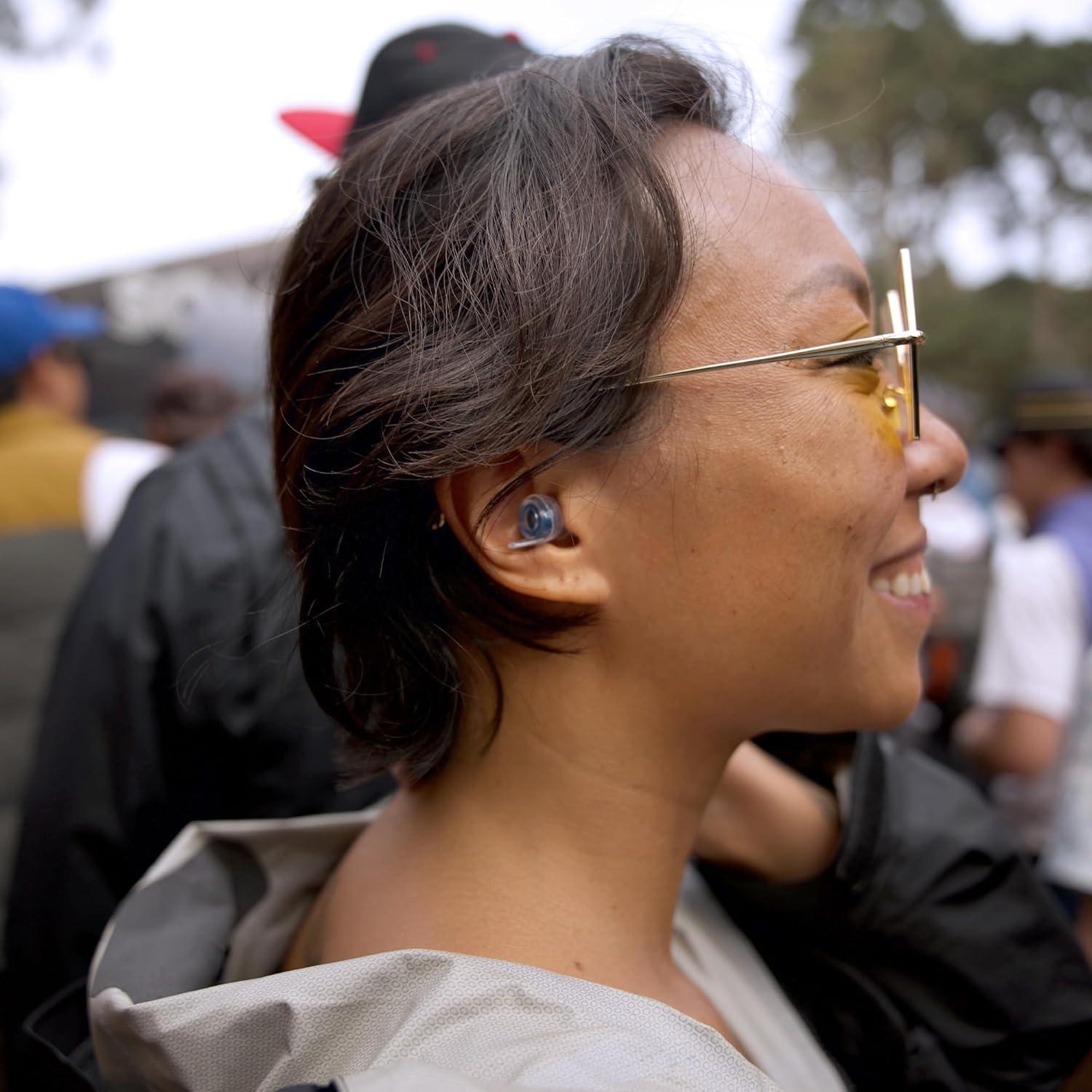 Tapones para oídos Eargasm Azul Alta Fidelidad Reutilizables