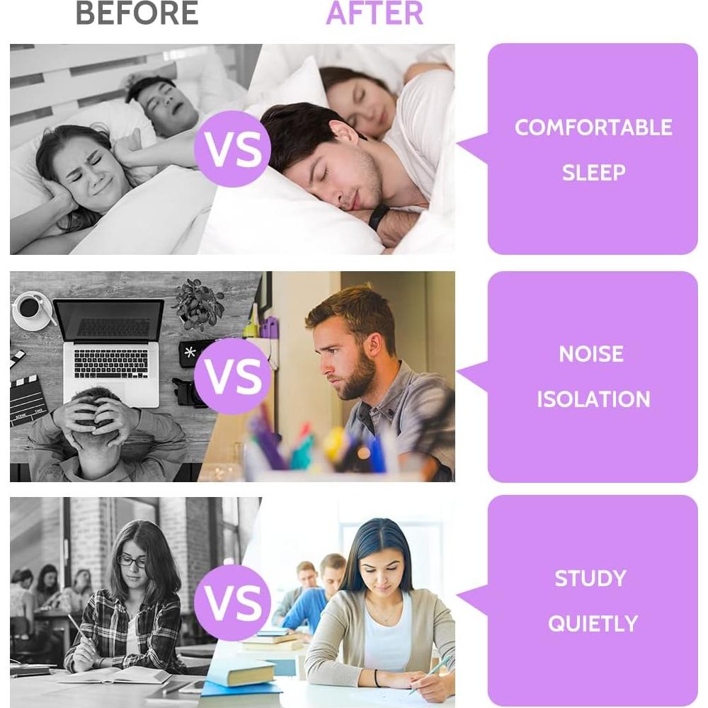 Tapones de Espuma LYSIAN Ultra Suaves 60 Pares Multicolor 38dB