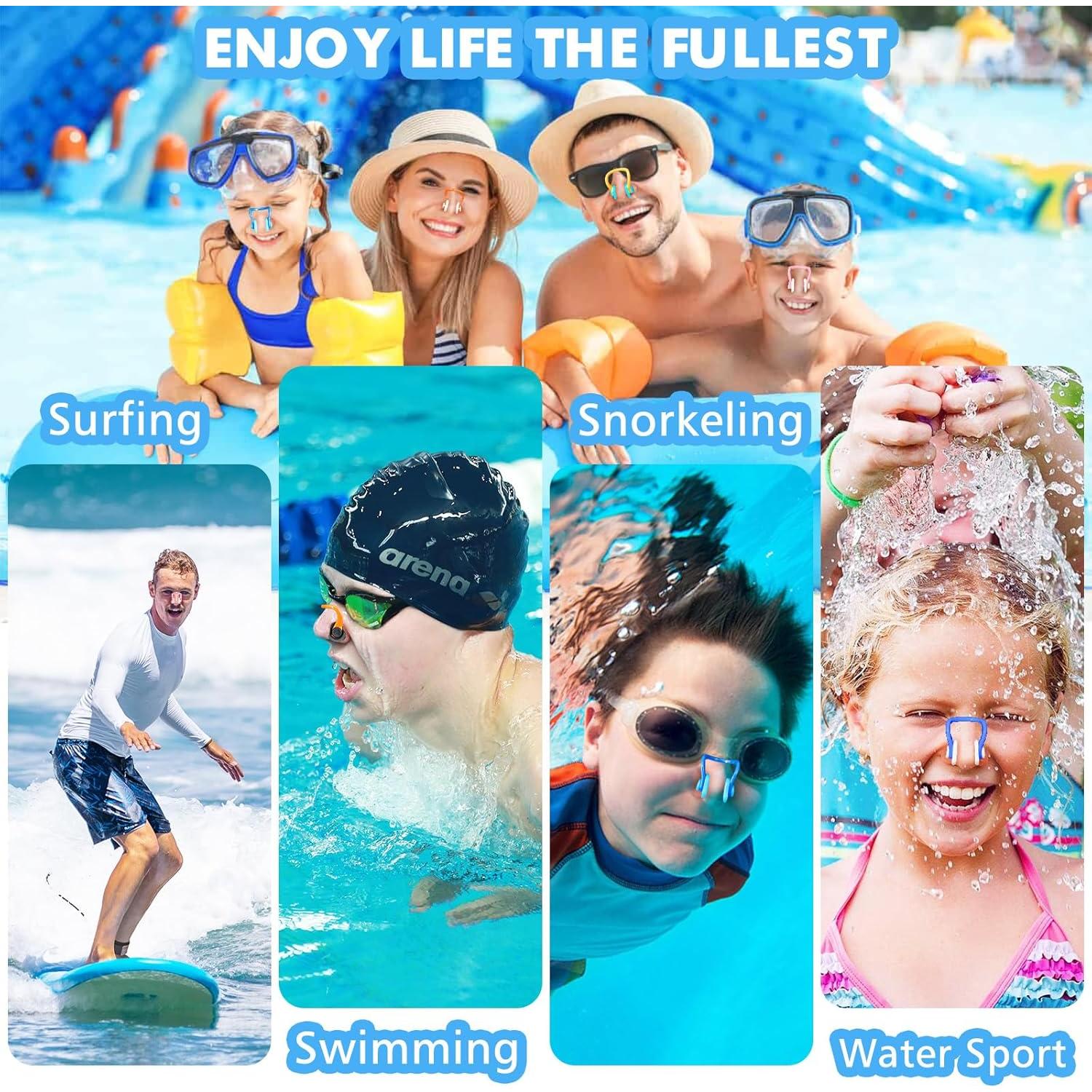 Clip de Nariz para Nadar HIGAHY SW-nose - 10 Colores, Impermeable