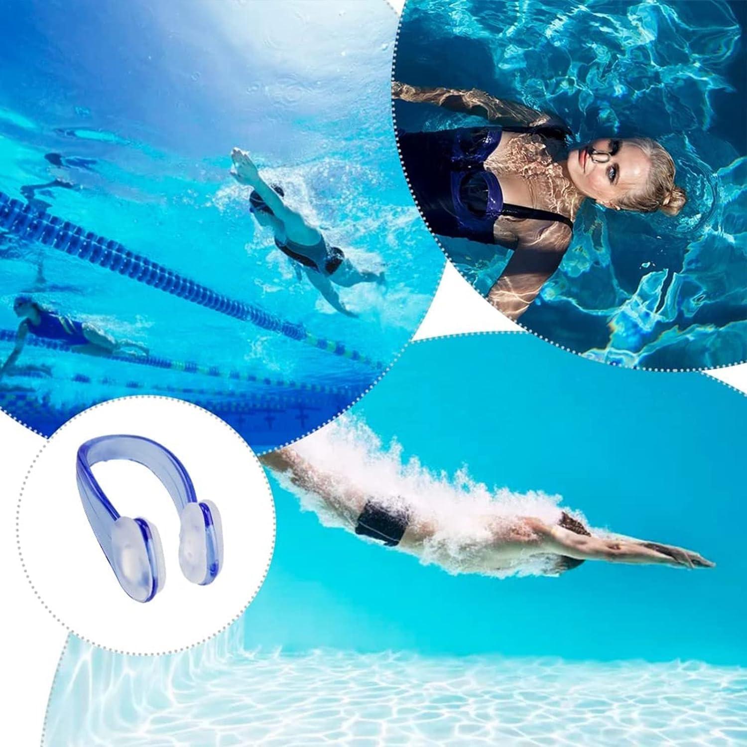 Clip de Nariz para Nadar Botee - 6 Piezas Silicona Reutilizable