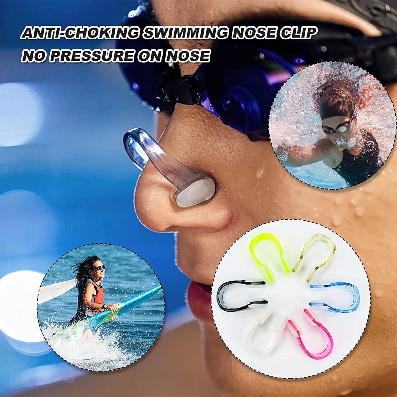 Clip de Nariz para Nadar Botee - 6 Piezas Silicona Reutilizable
