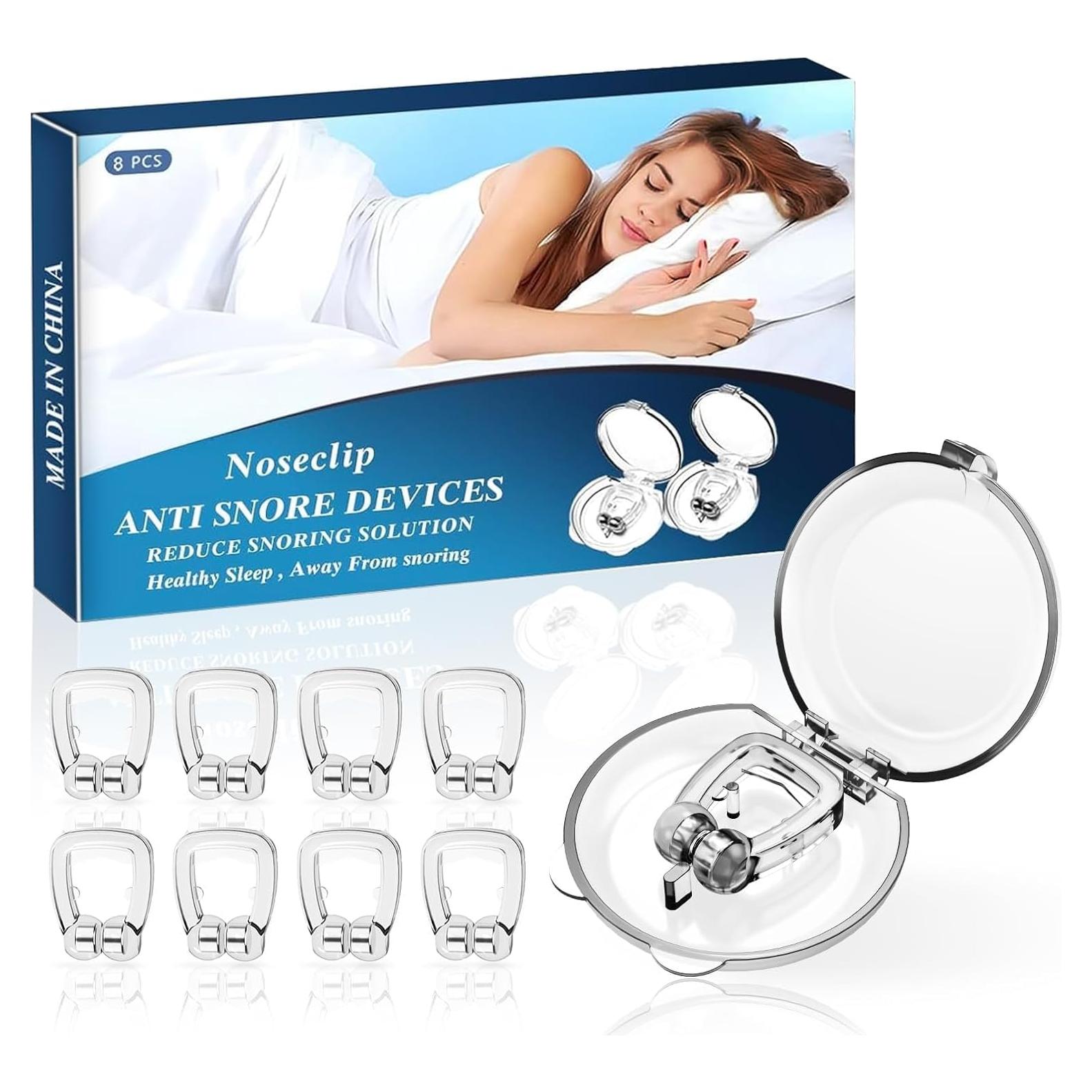 Dispositivos Antironquidos Tuliqiong - Clips de Silicona 8 PCS