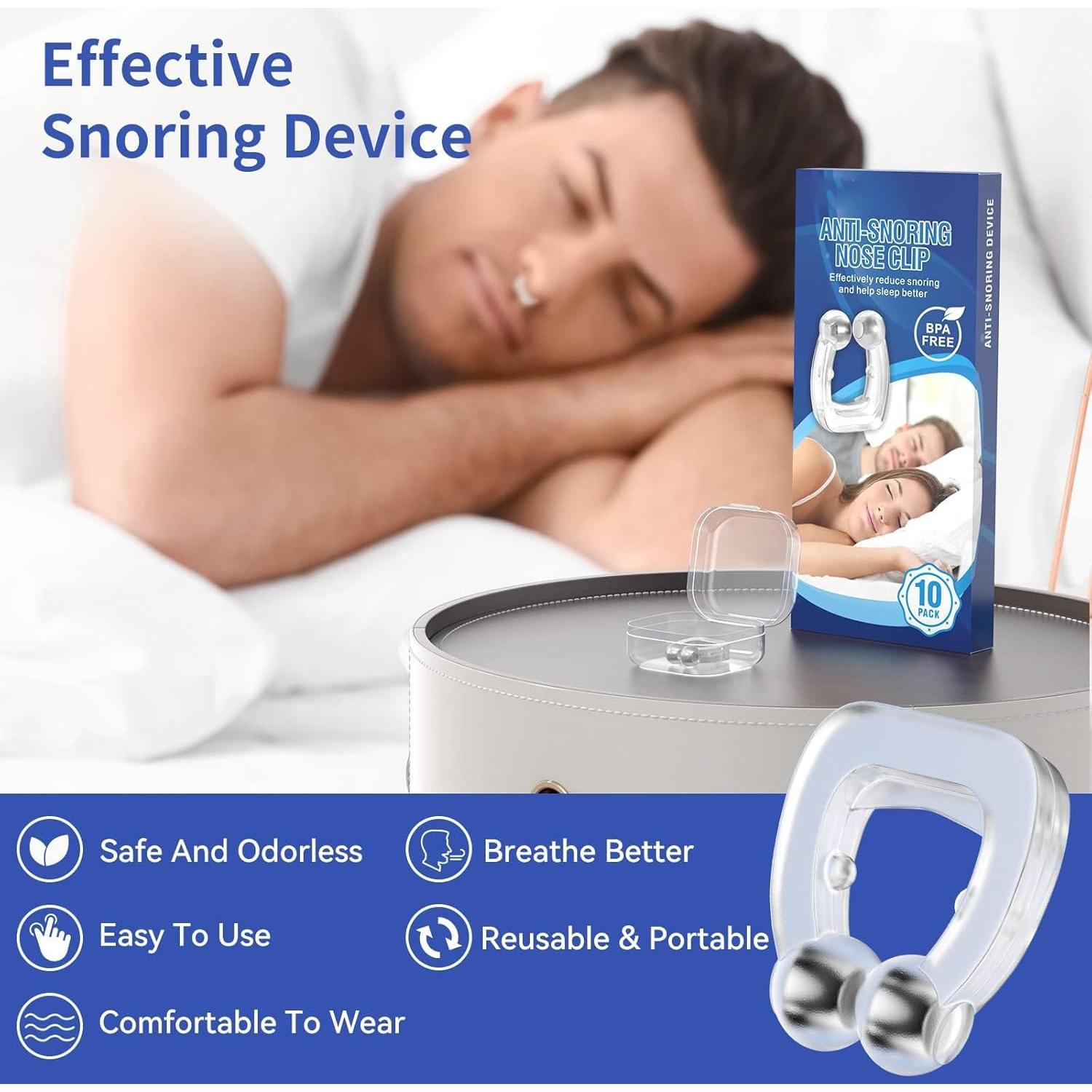 Clips Nasales Anti Ronquidos Annsky - Paquete de 10 Unidades