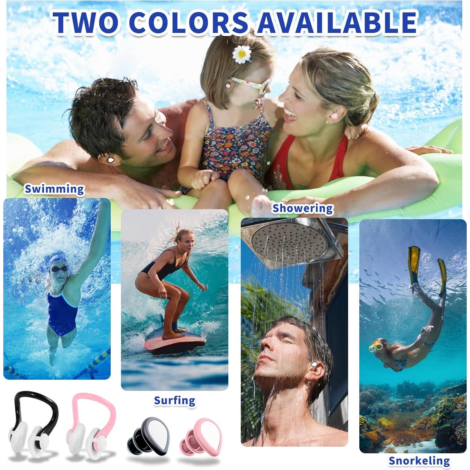 Tapones para Oídos y Clip para Nariz Youtushi - Negro