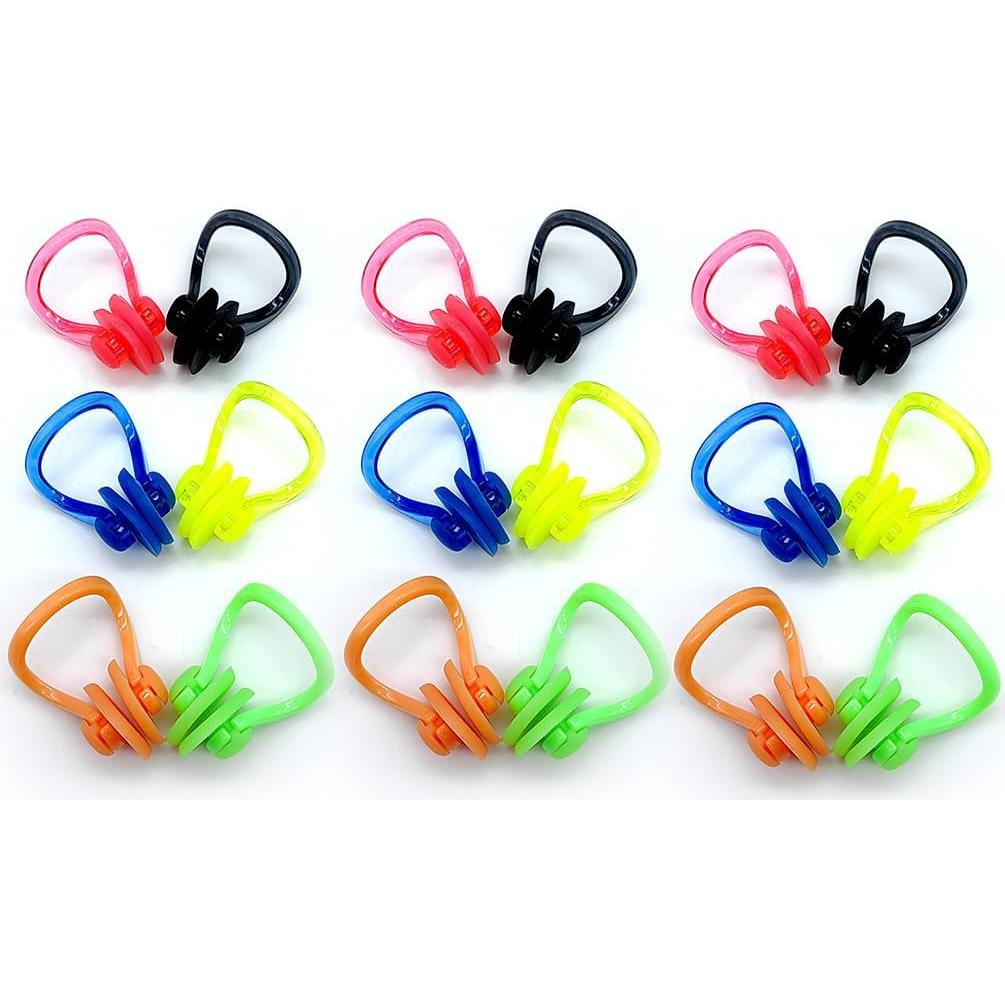 Zooshine 18 Clips de Nariz para Nadar Silicona Reutilizables