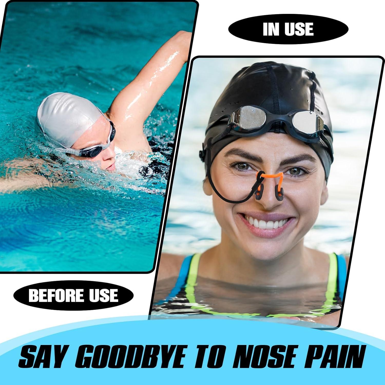 10 Clips de Nariz para Natación Seenelling QAR3454 Silicona