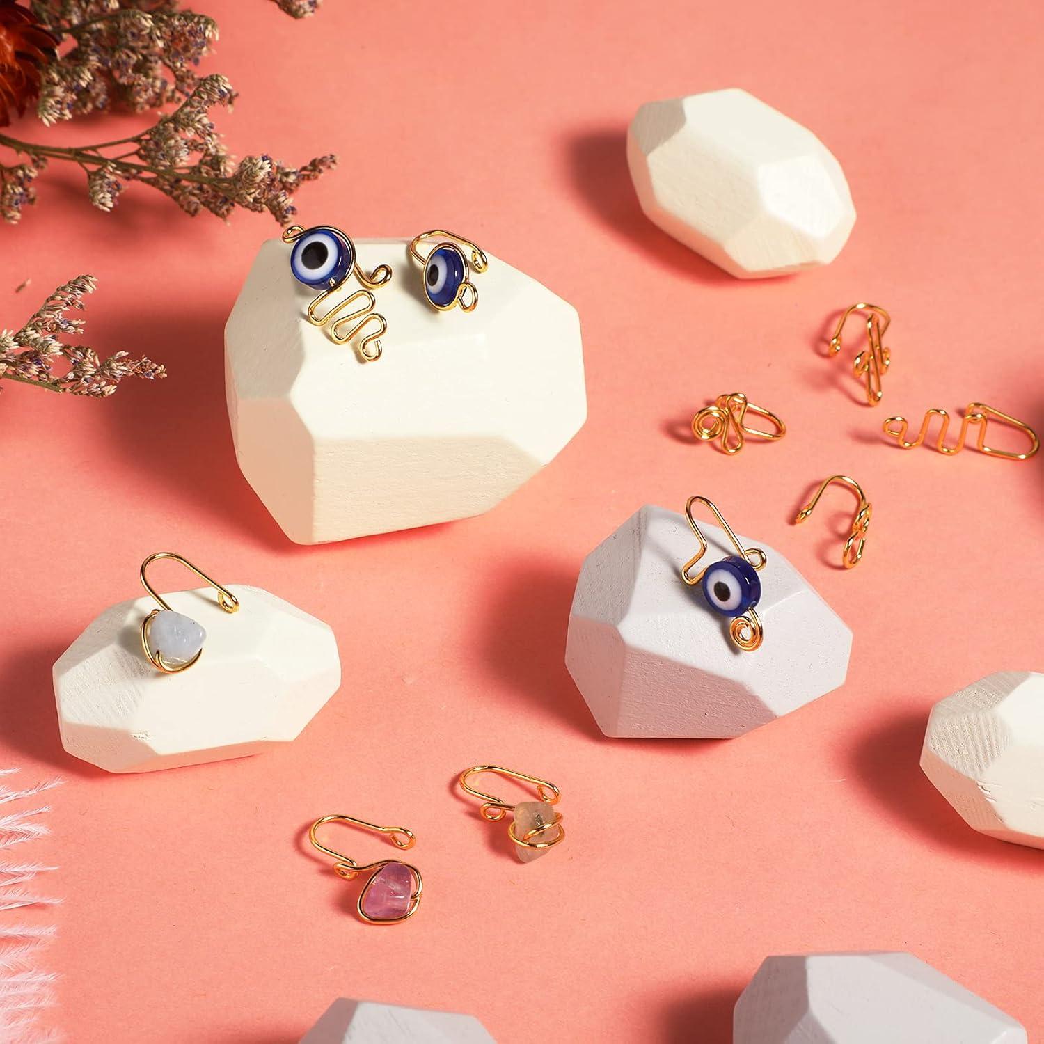 Anillos Falsos para Nariz Jadive 24 Piezas Acero Inoxidable