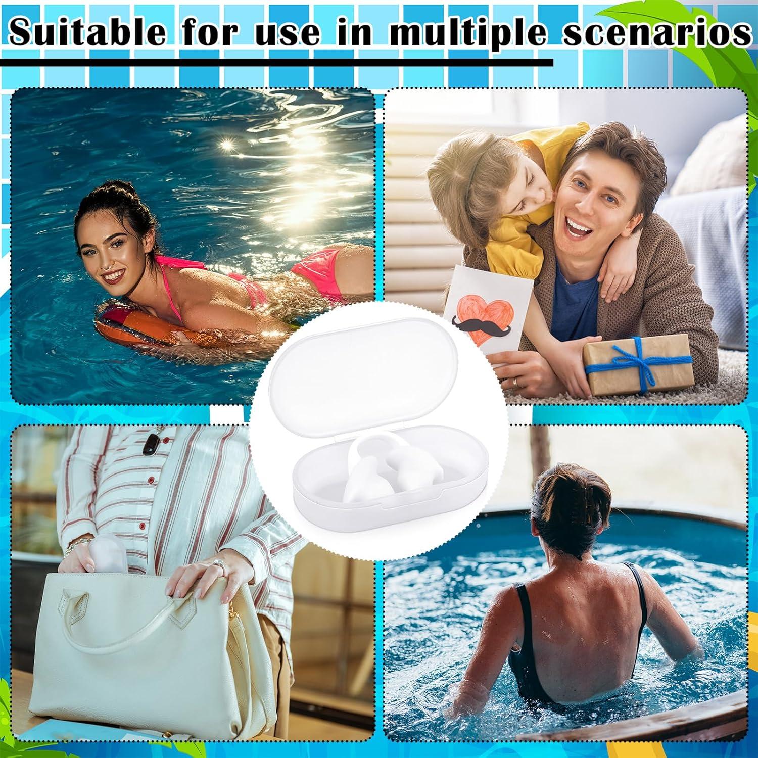 Tapones de Nariz para Natación Soulchen XLN1111 Silicona 2 Pcs