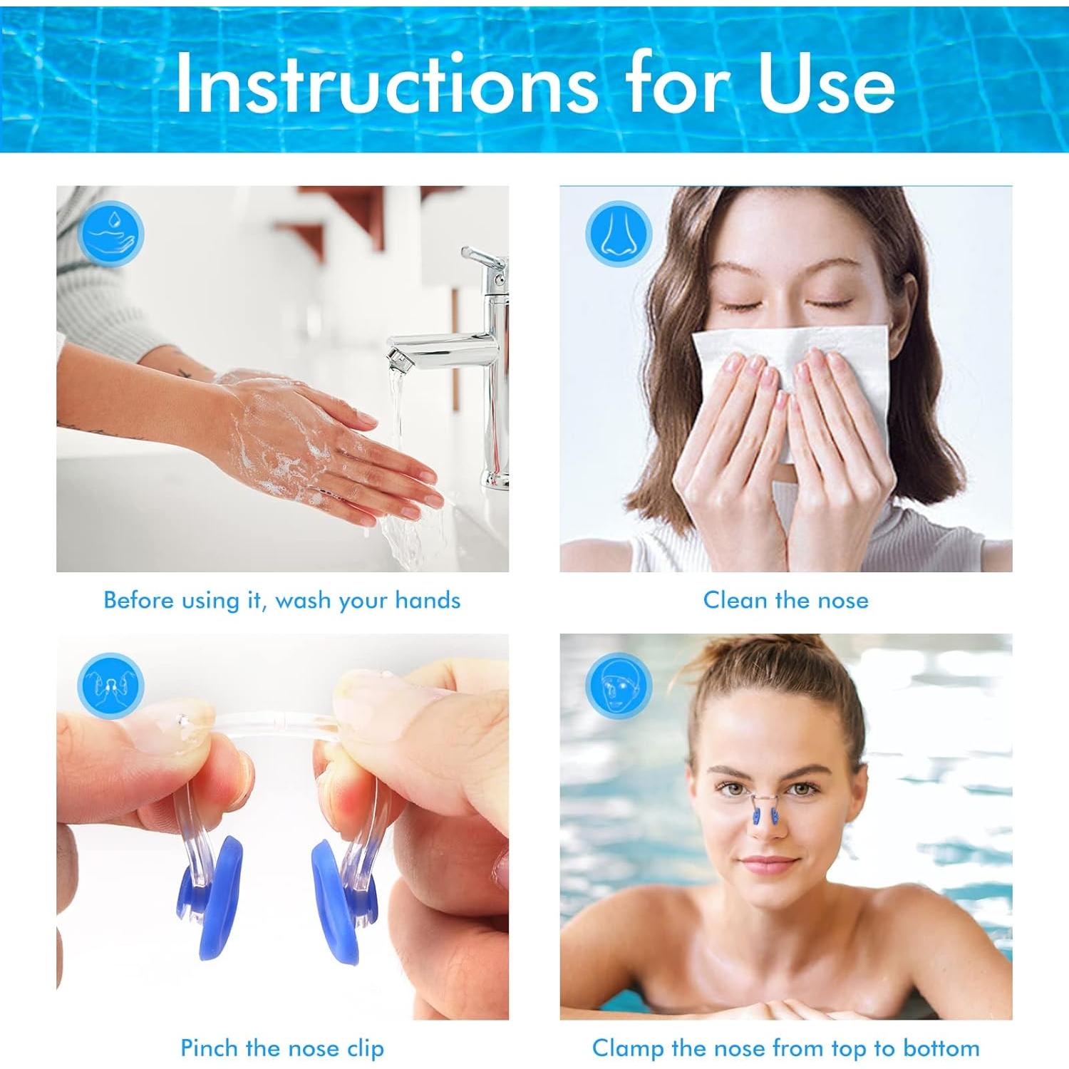 Clip de Nariz para Nadar Lemon Legend - 10 Piezas Silicona