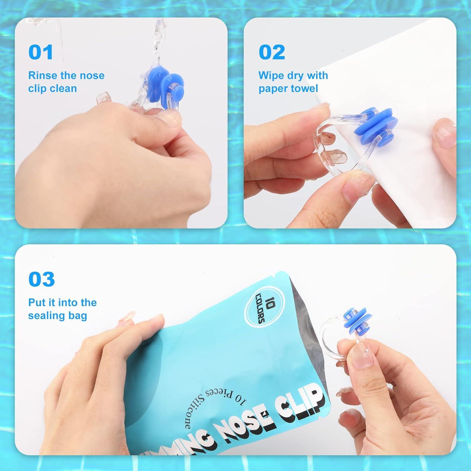 Clip de Nariz para Nadar Lemon Legend - 10 Piezas Silicona