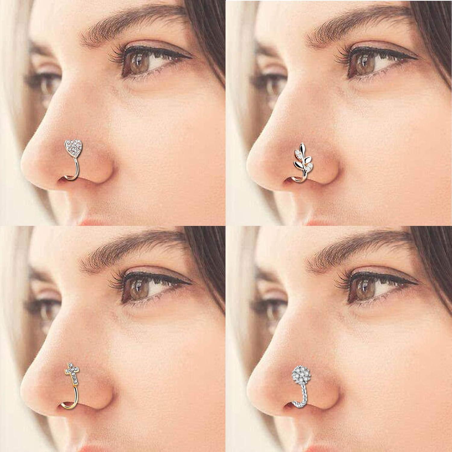 Conjunto de 9 Anillos Falsos para Nariz Masedy - Sin Perforación