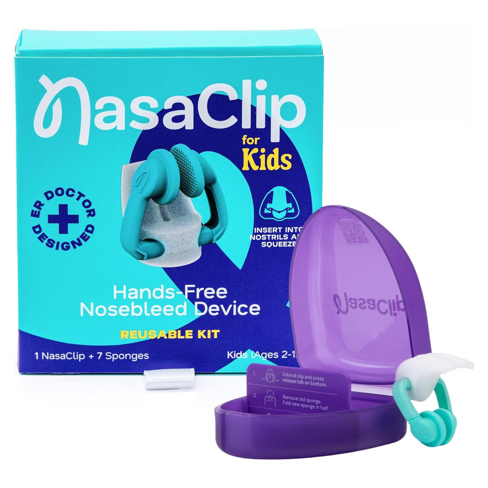 Dispositivo NasaClip para Hemorragias Nasales Niños 2-13 Años