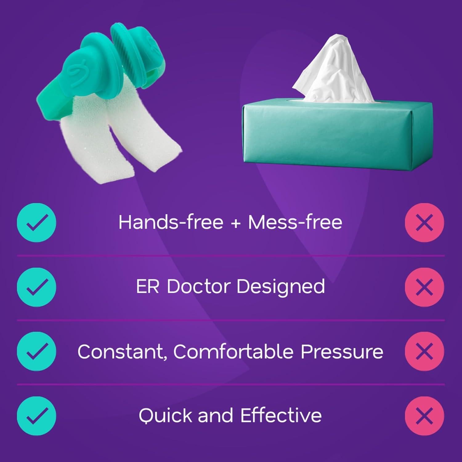 Dispositivo NasaClip para Hemorragias Nasales Niños 2-13 Años