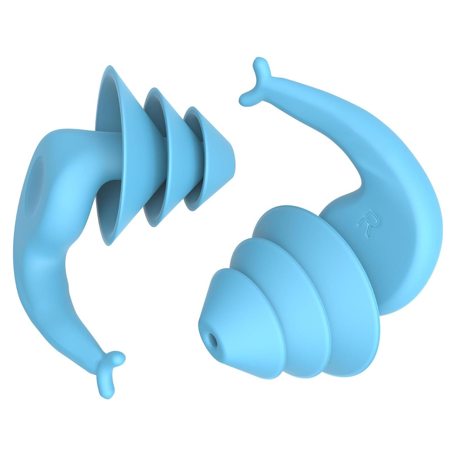 Tapones de Oído Reutilizables LYSIAN con Clip Nasal - 2 Pares