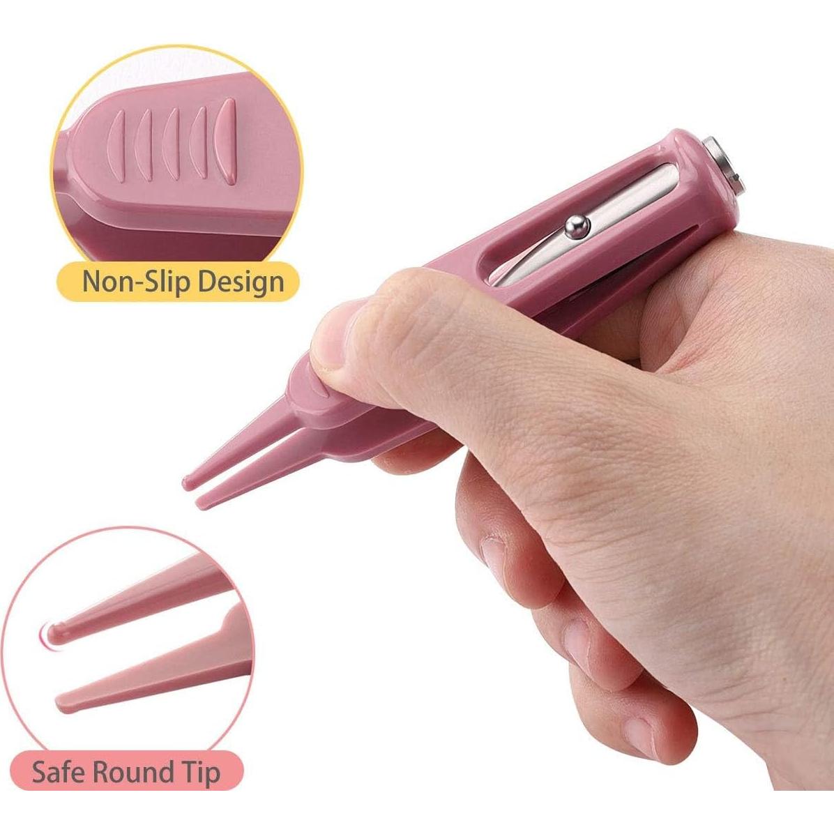 Pinzas de limpieza nasal para bebés Onwon con luz LED