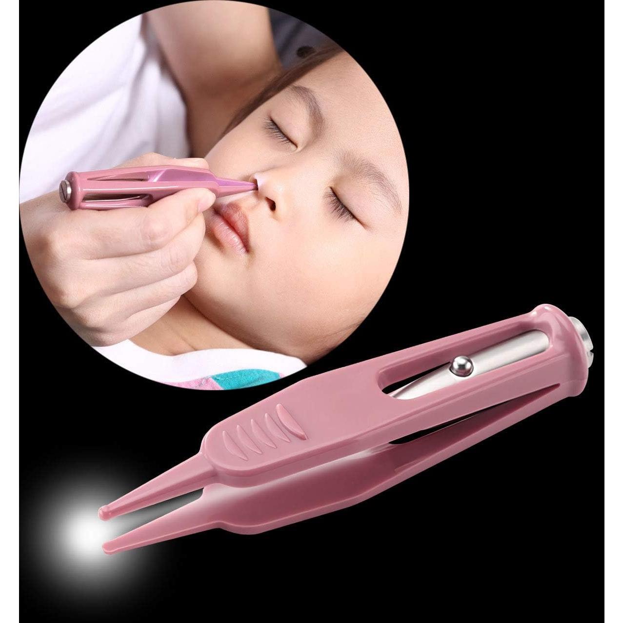 Pinzas de limpieza nasal para bebés Onwon con luz LED