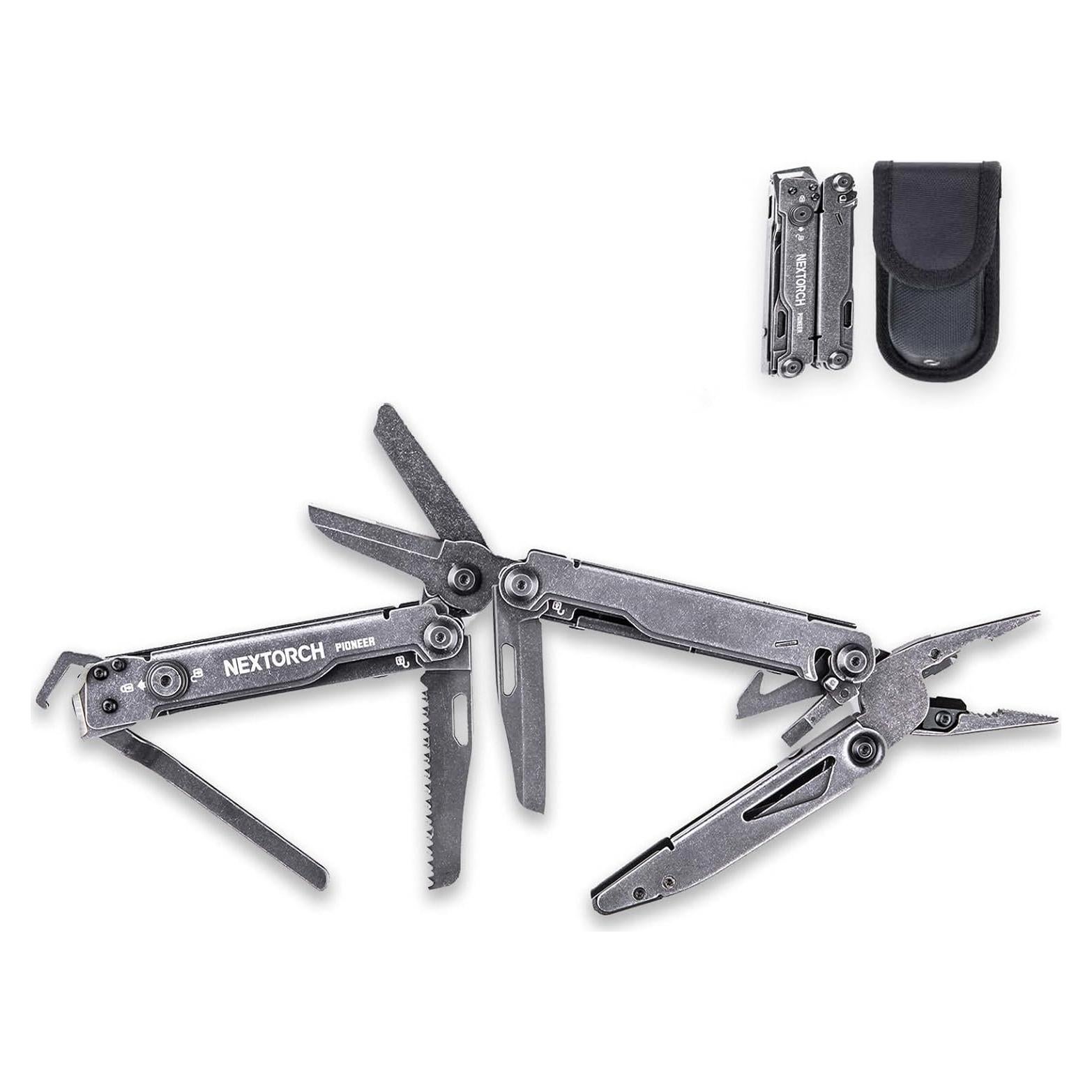 Herramienta Multiusos NEXTORCH PIONEER 14-en-1 Acero Inoxidable