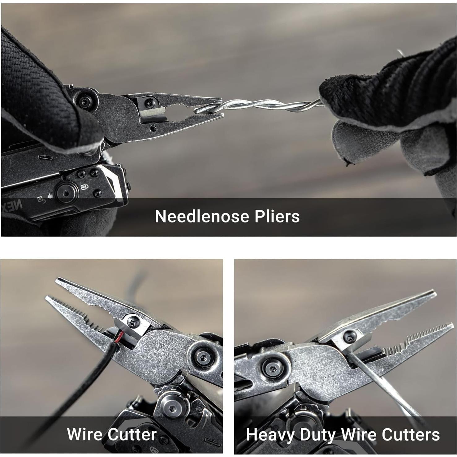 Herramienta Multiusos NEXTORCH PIONEER 14-en-1 Acero Inoxidable