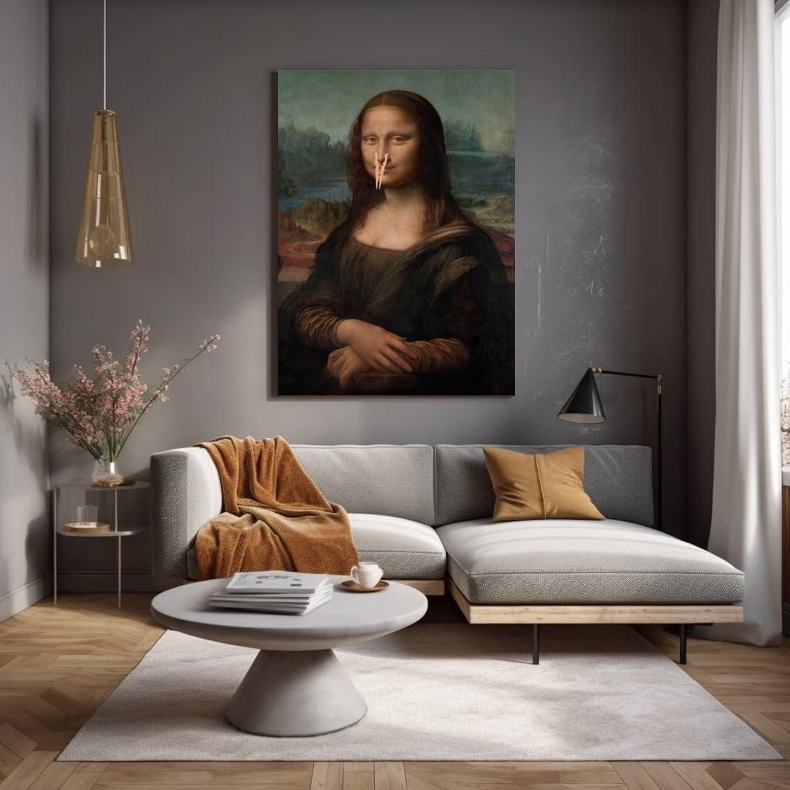 Póster de Pared Humorístico Retro SRuntoo 30x40 cm para Baño