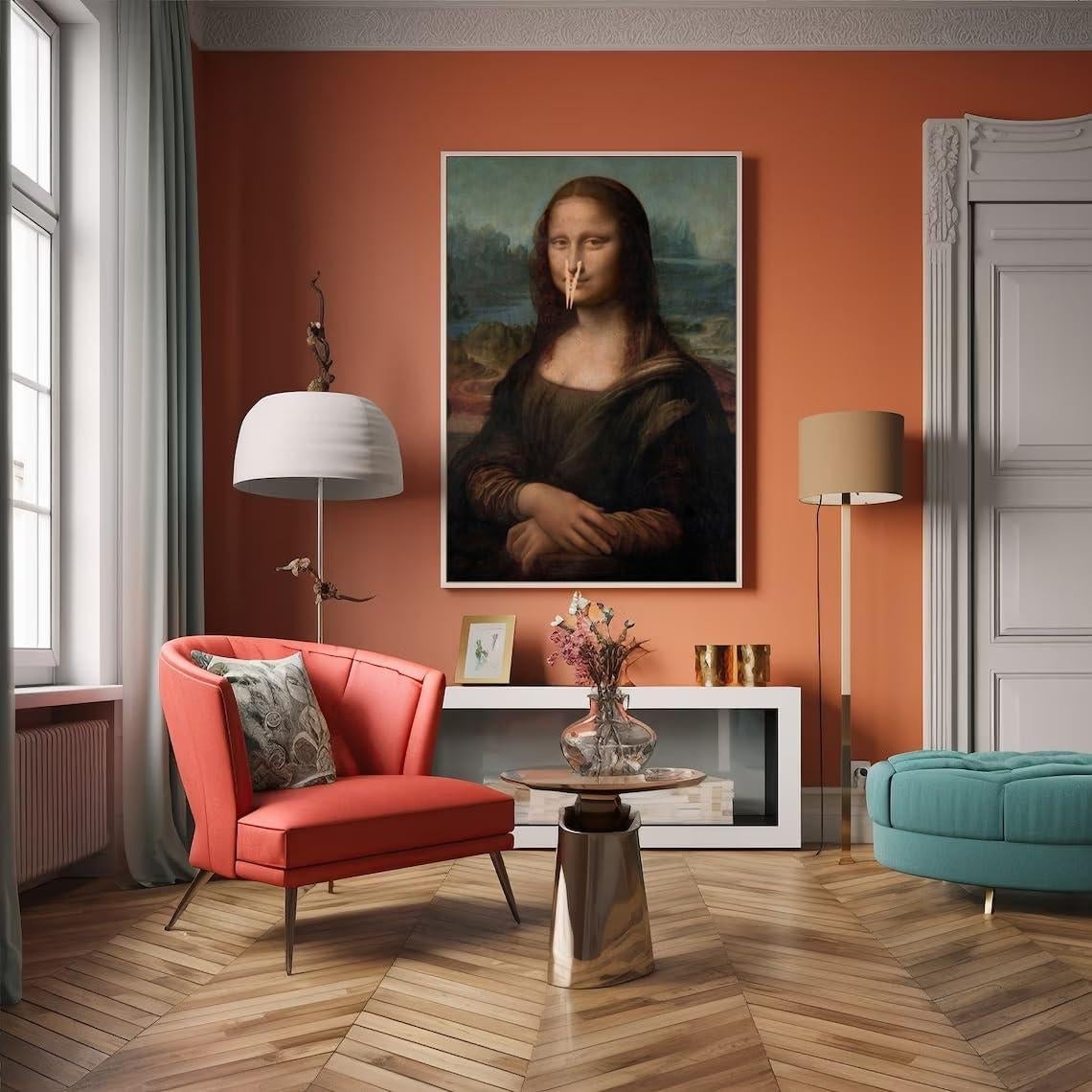 Póster de Pared Humorístico Retro SRuntoo 30x40 cm para Baño