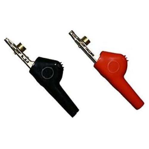 Clip de Cocodrilo TP330 TestHelper Rojo/Negro 66mm