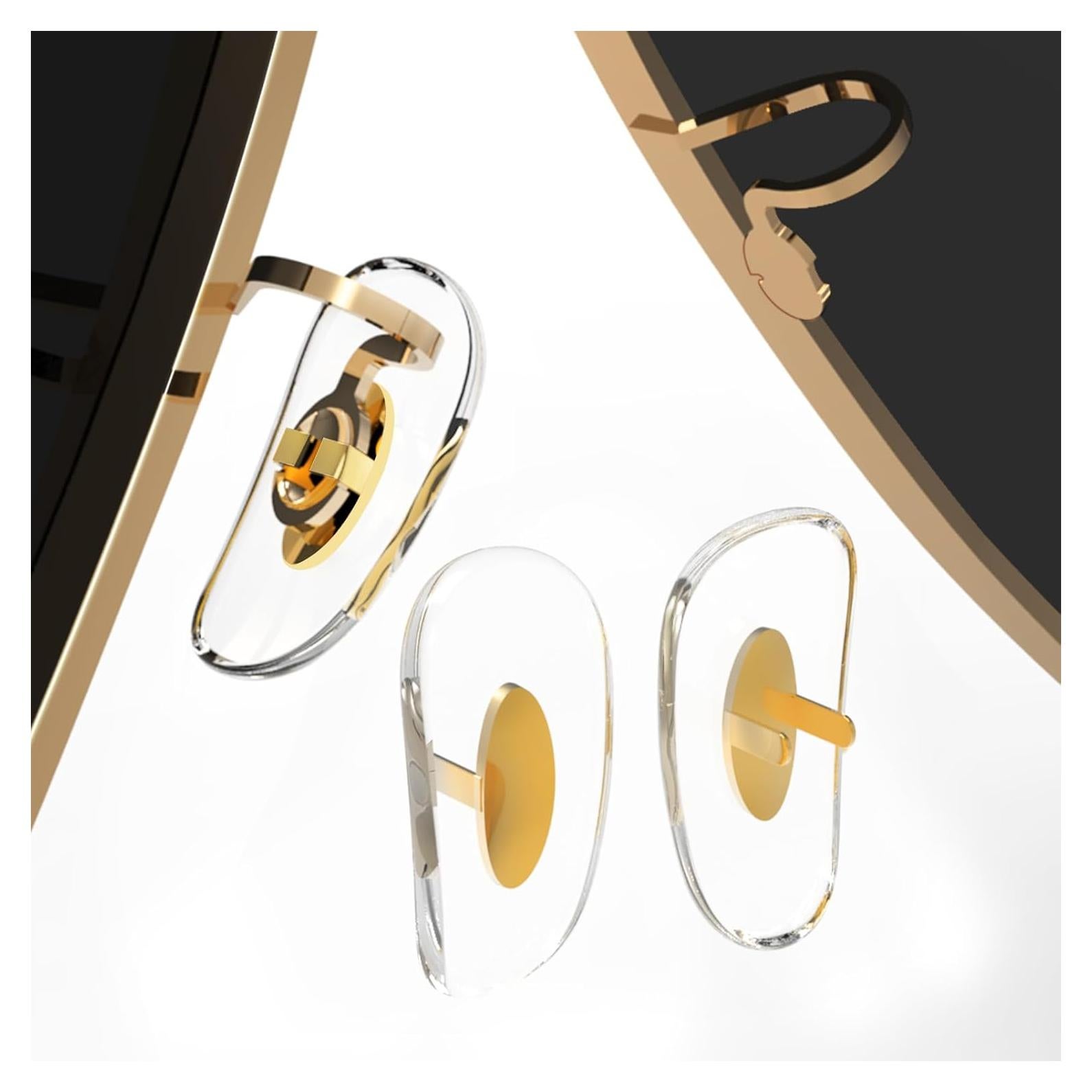 6 Pares Almohadillas Nasales Ray-Ban 16mm Doradas