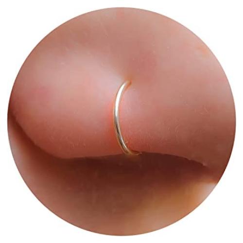 Anillo de Nariz Falso Oro Relleno 14k 7mm 20 Gauge Mujeres