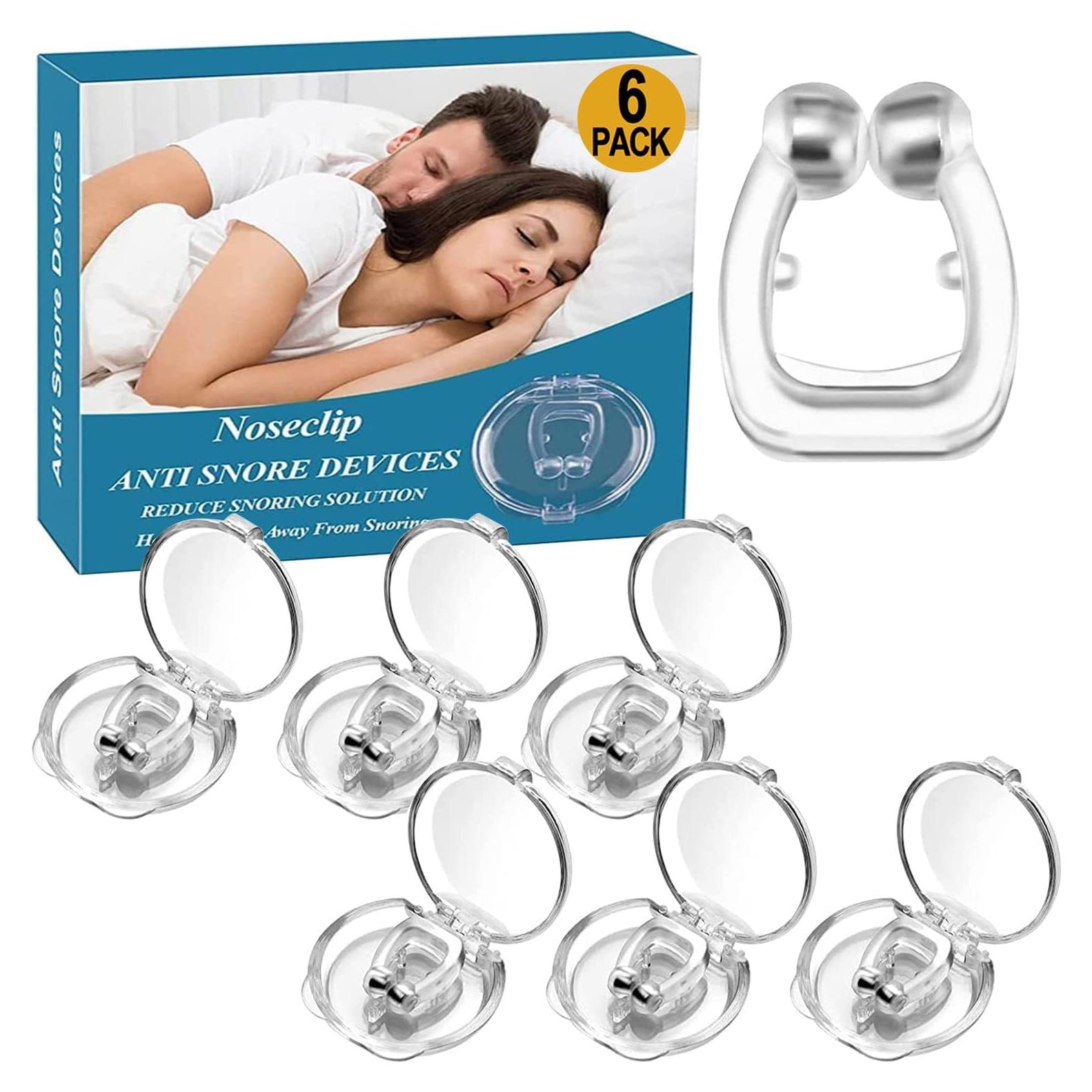 Dispositivos Anti Ronquidos Masterplug 6PCS Silicona Reutilizables