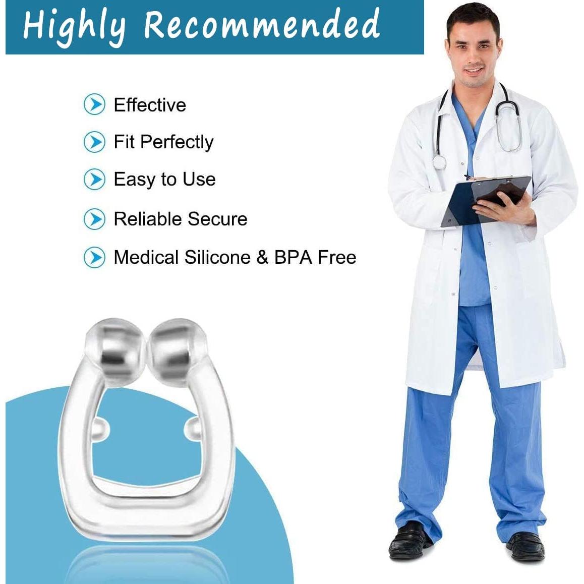 Dispositivos Anti Ronquidos Masterplug 6PCS Silicona Reutilizables