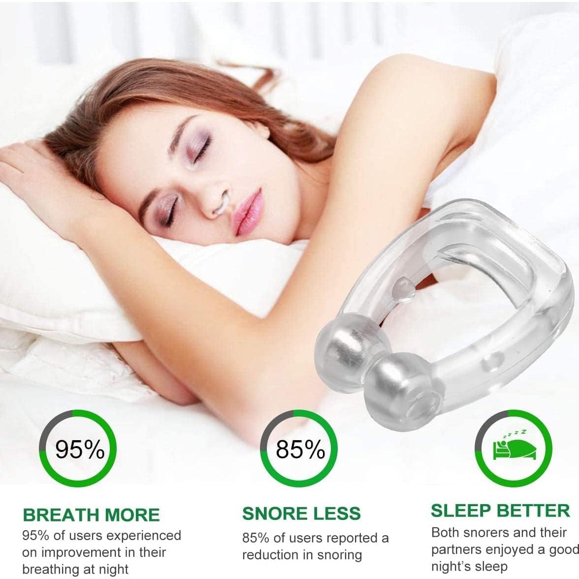 Dispositivos Anti Ronquidos Masterplug 6PCS Silicona Reutilizables