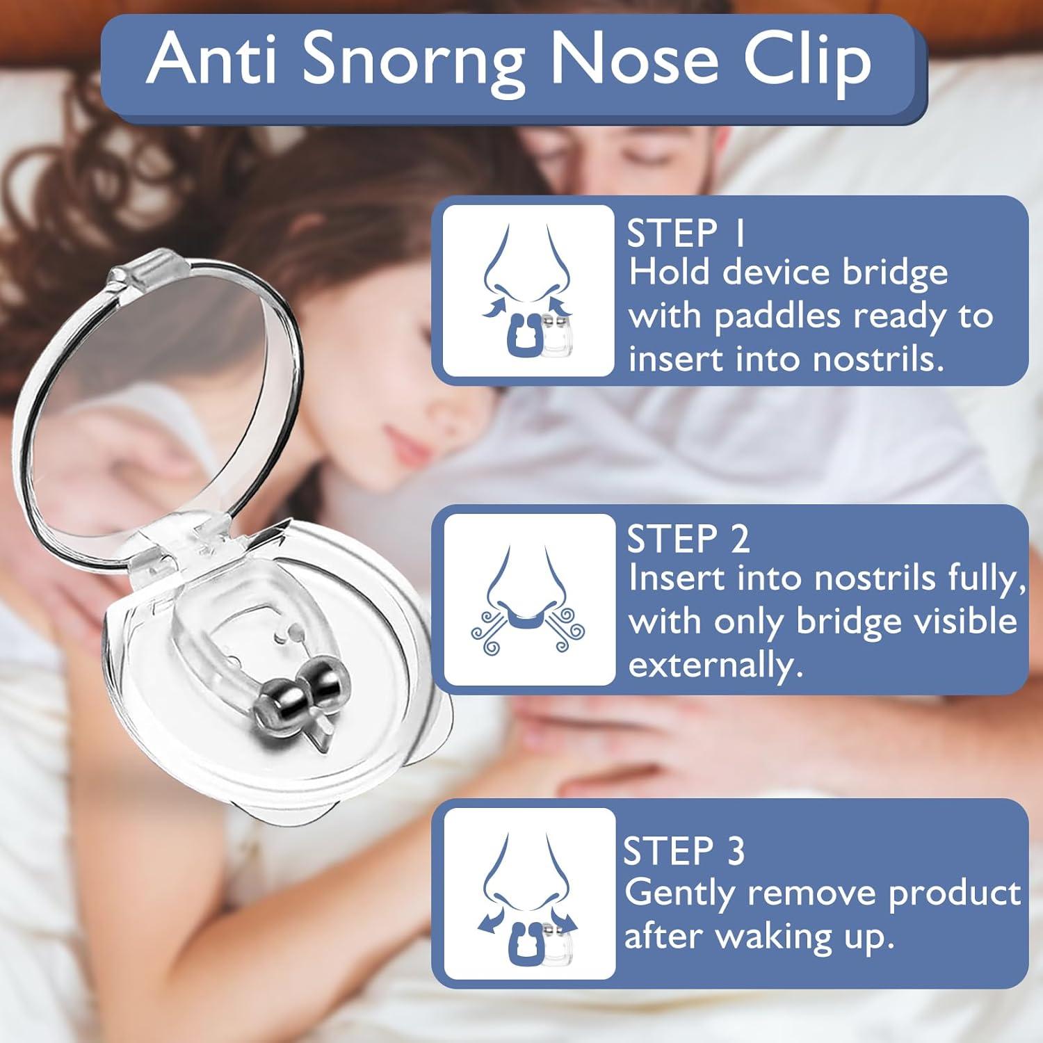 Dilatores Nasales Antisnoring Aikaplus 8 Piezas Reutilizables