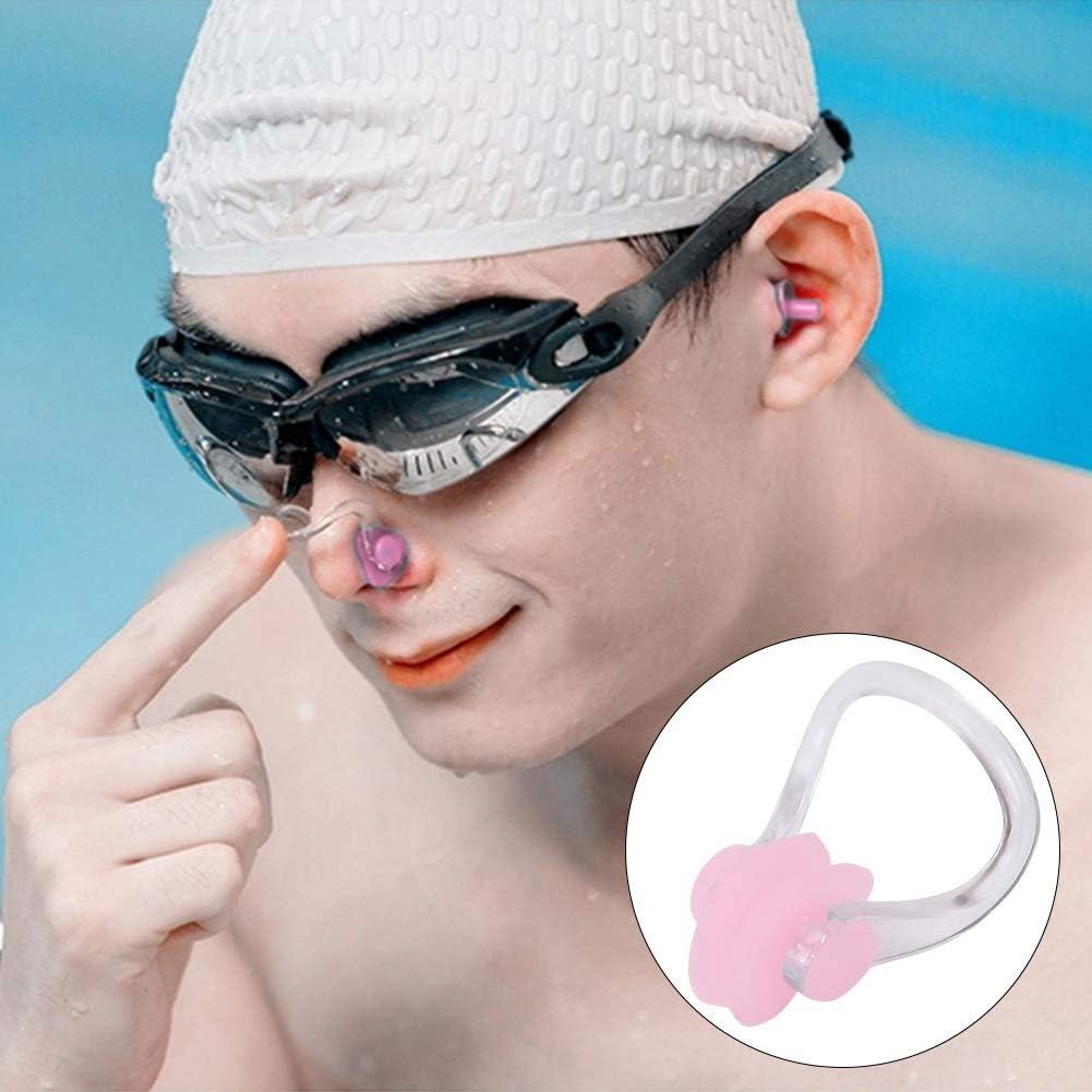 Clip de Nariz para Natación Hapivida - 2 Pcs Silicona Rosa