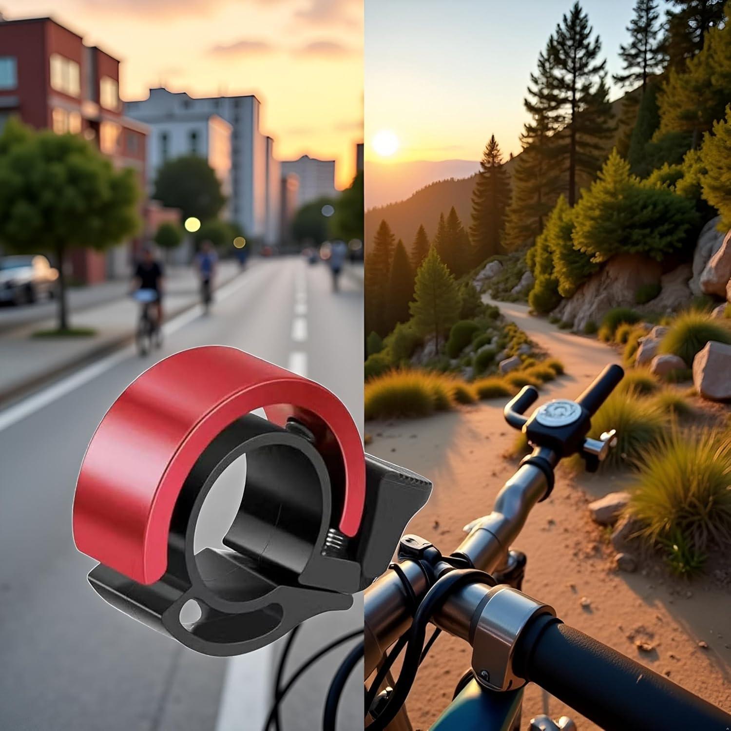 Bocina Invisible Jowxsx para Bicicleta de Montaña Roja