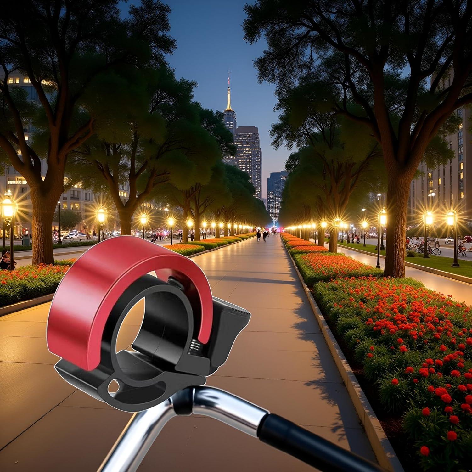 Bocina Invisible Jowxsx para Bicicleta de Montaña Roja