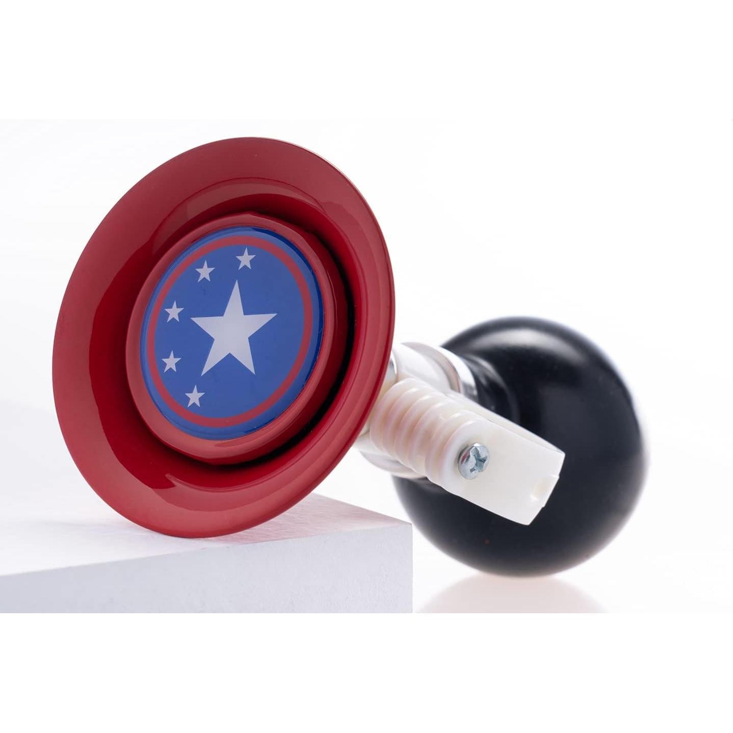 Timbre de Bicicleta Infantil CHILDHOOD Negro y Rojo