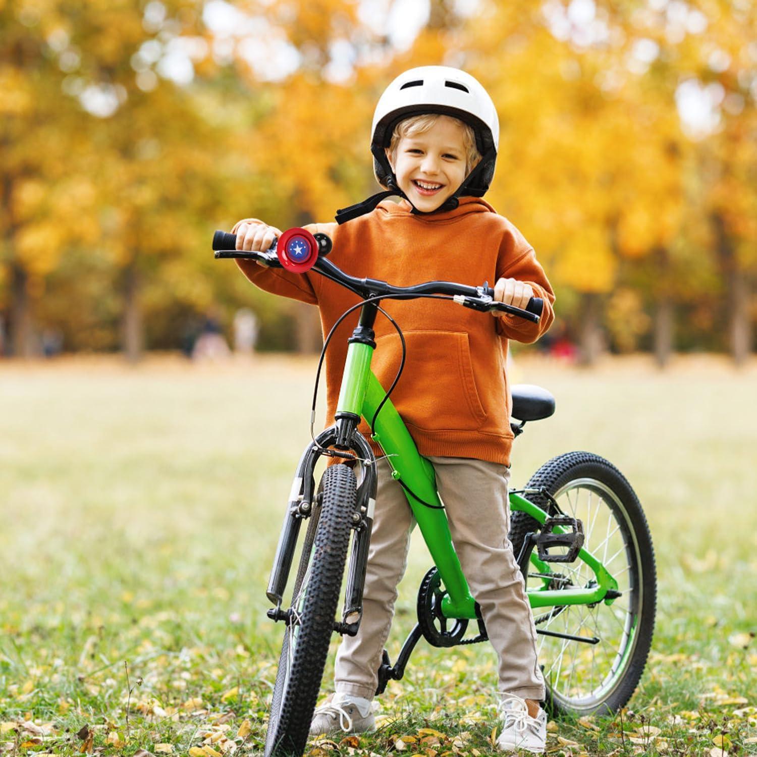 Timbre de Bicicleta Infantil CHILDHOOD Negro y Rojo