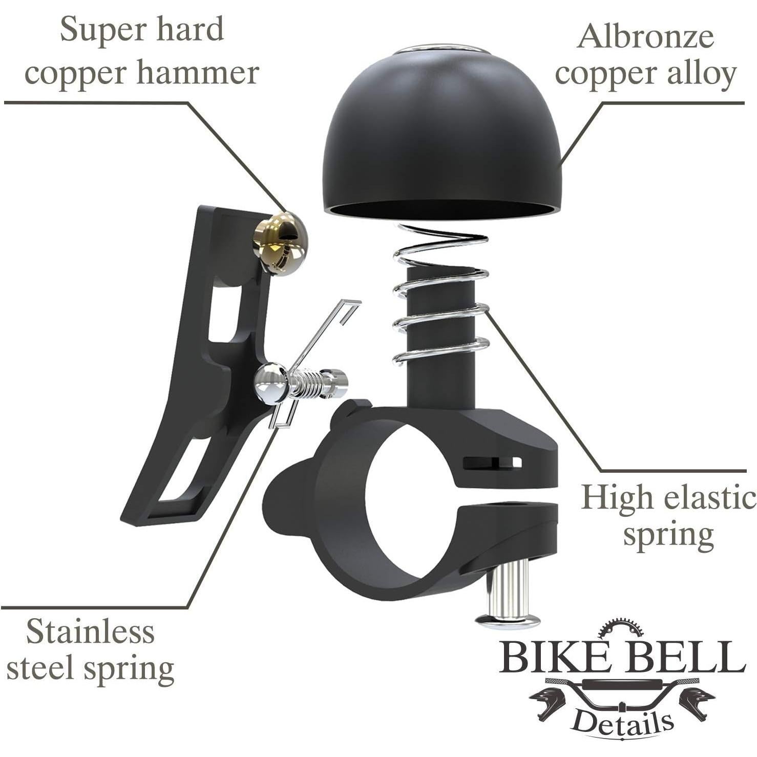 Campana de Bicicleta Sportout TB-SBB Cobre Antióxido 22.2-22.8mm