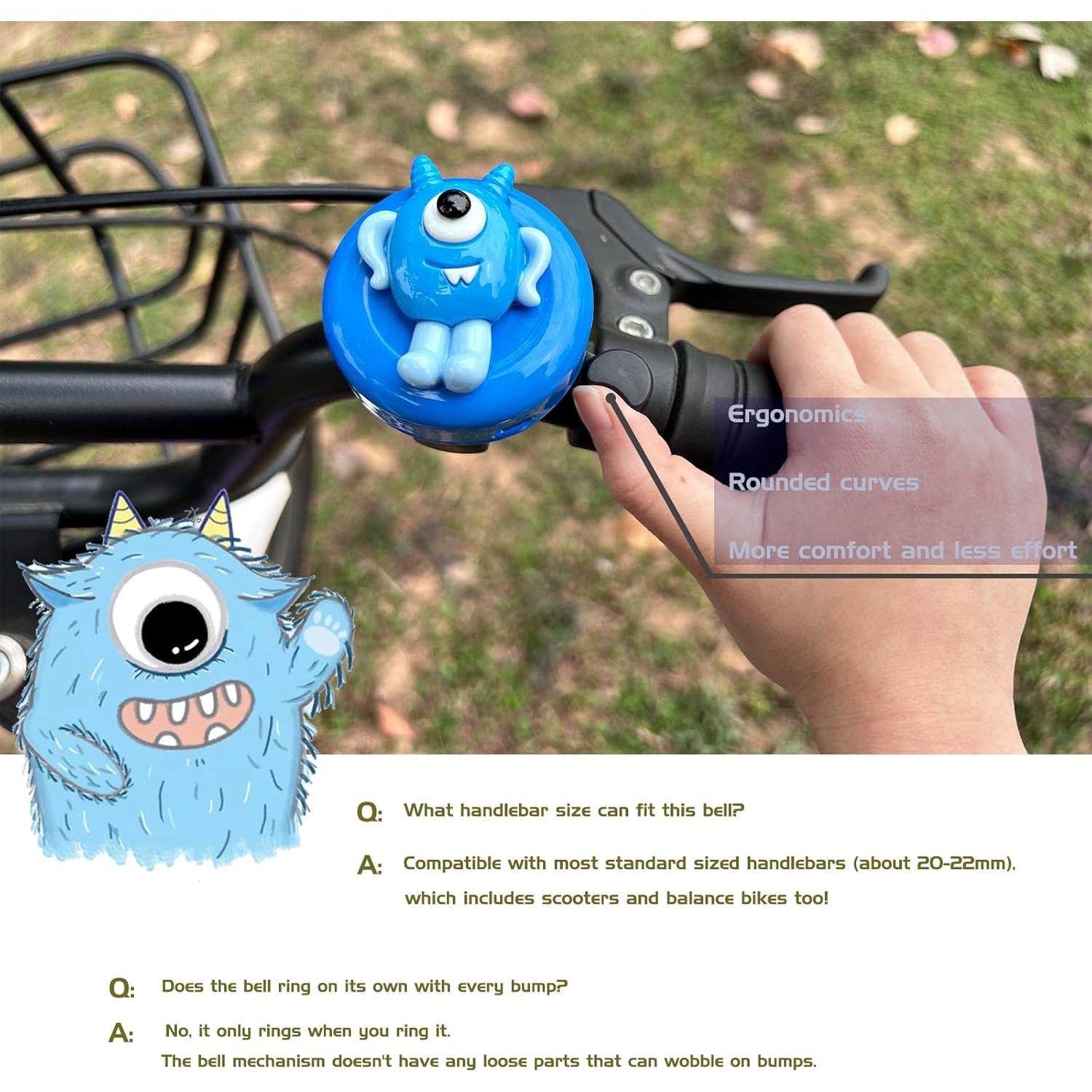 Campana de Bicicleta Infantil Collyon LSWXR Azul 20-22mm