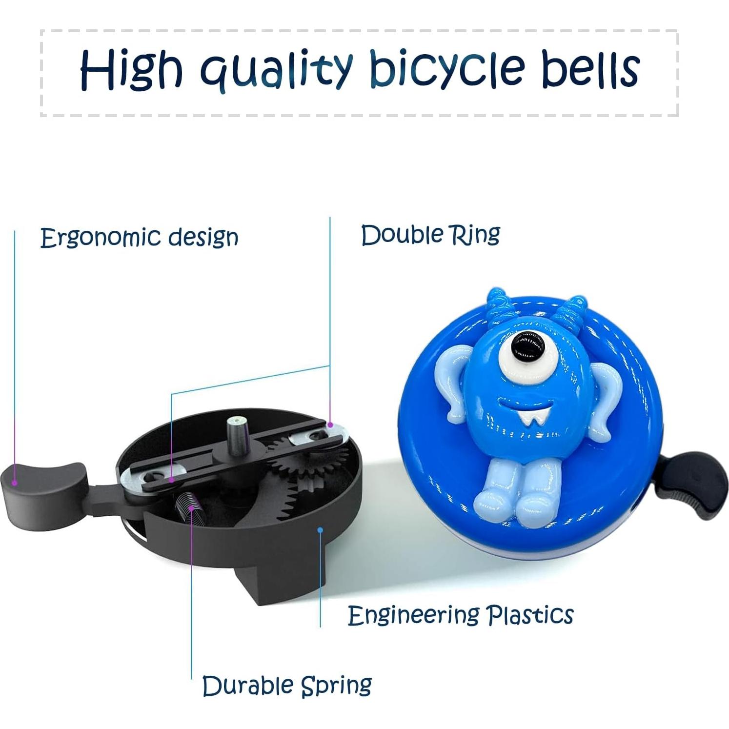 Campana de Bicicleta Infantil Collyon LSWXR Azul 20-22mm