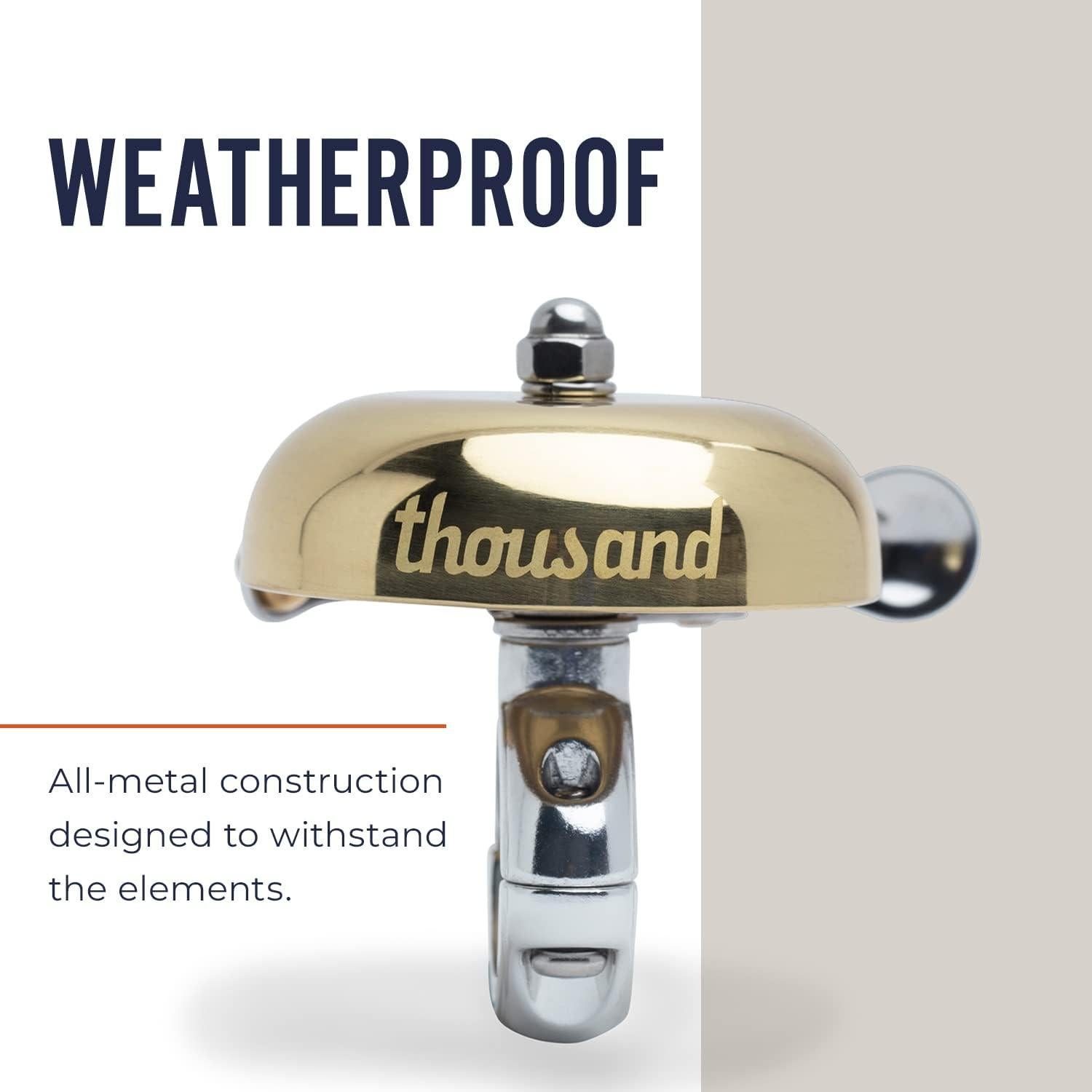 Campana de Bicicleta Thousand Pennant de Acero Inoxidable