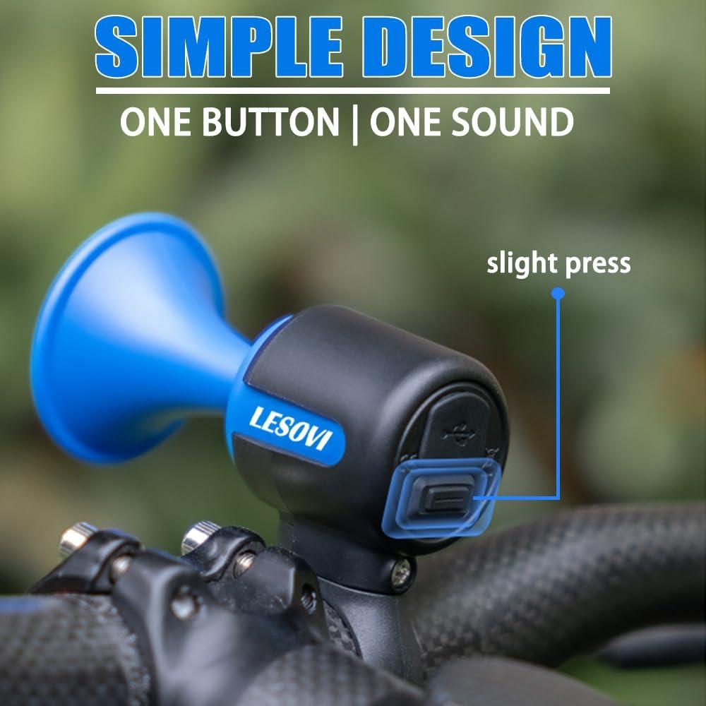 Timbre Eléctrico de Bicicleta LESOVI EH-2 PLUS 120dB IPX5