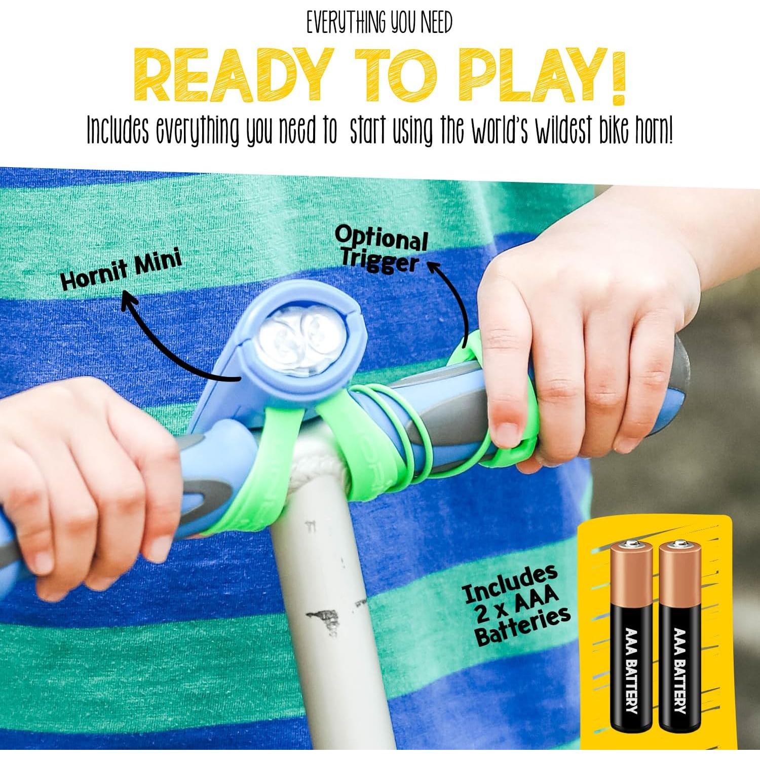 Claxon Mini Hornit para Bicicleta y Scooter - 25 Sonidos