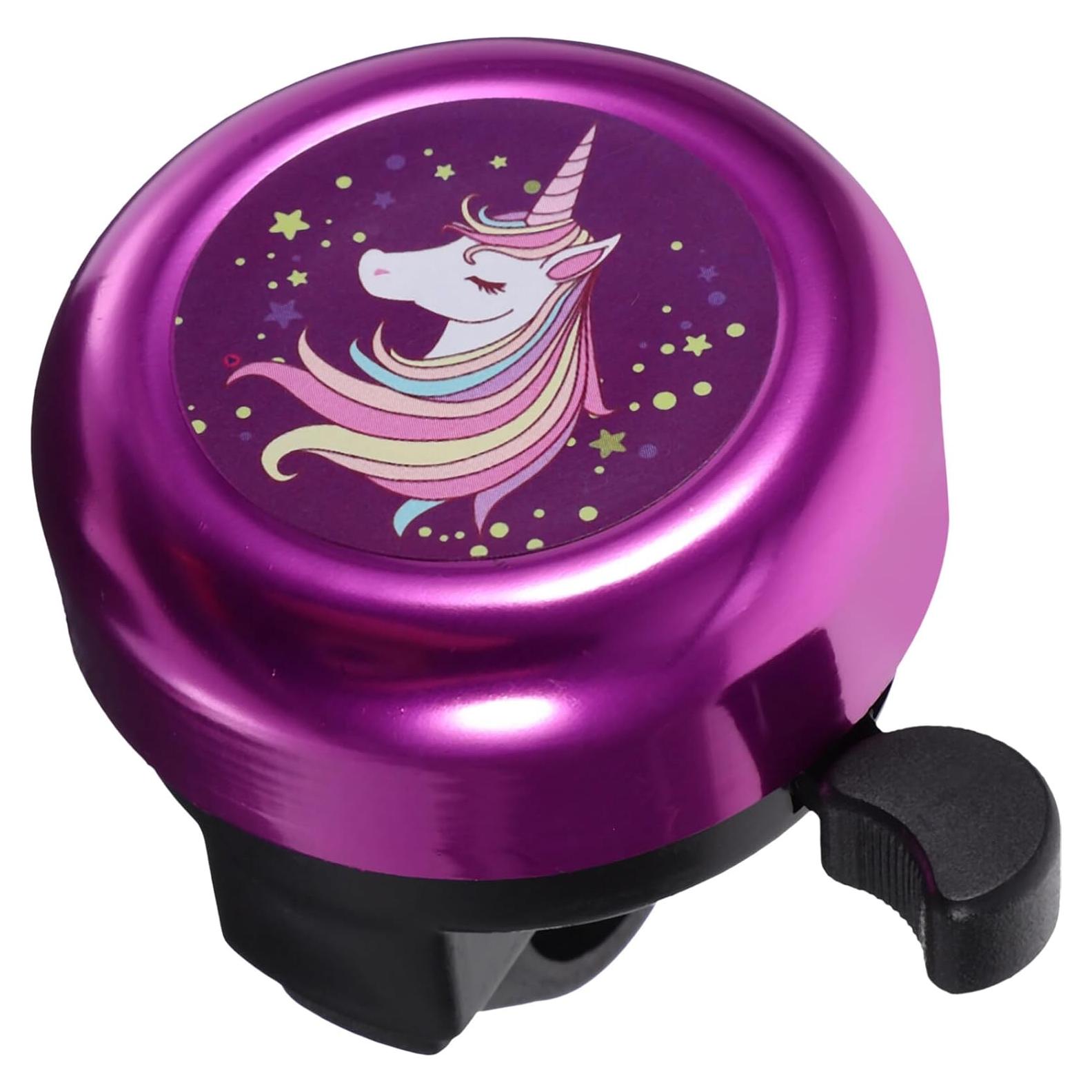 Campana de Bicicleta Unicornio Milisten para Niños 7cm